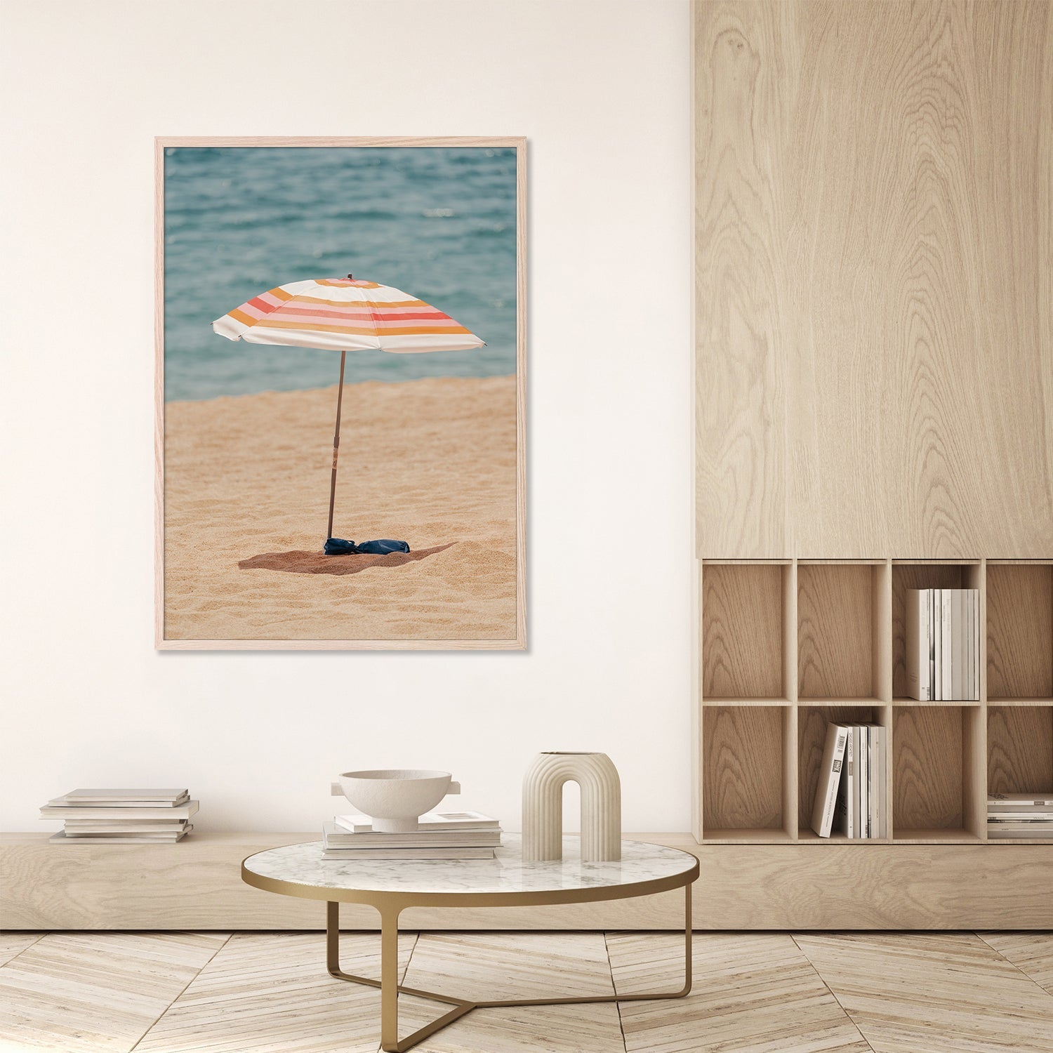 wall-art-print-canvas-poster-framed-Striped Umbrella-9