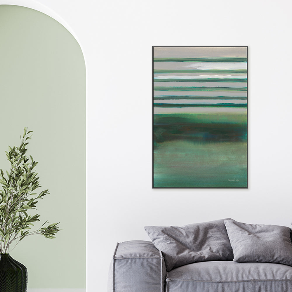wall-art-print-canvas-poster-framed-Study in Green, Style A-by-Danhui Nai-Gioia Wall Art