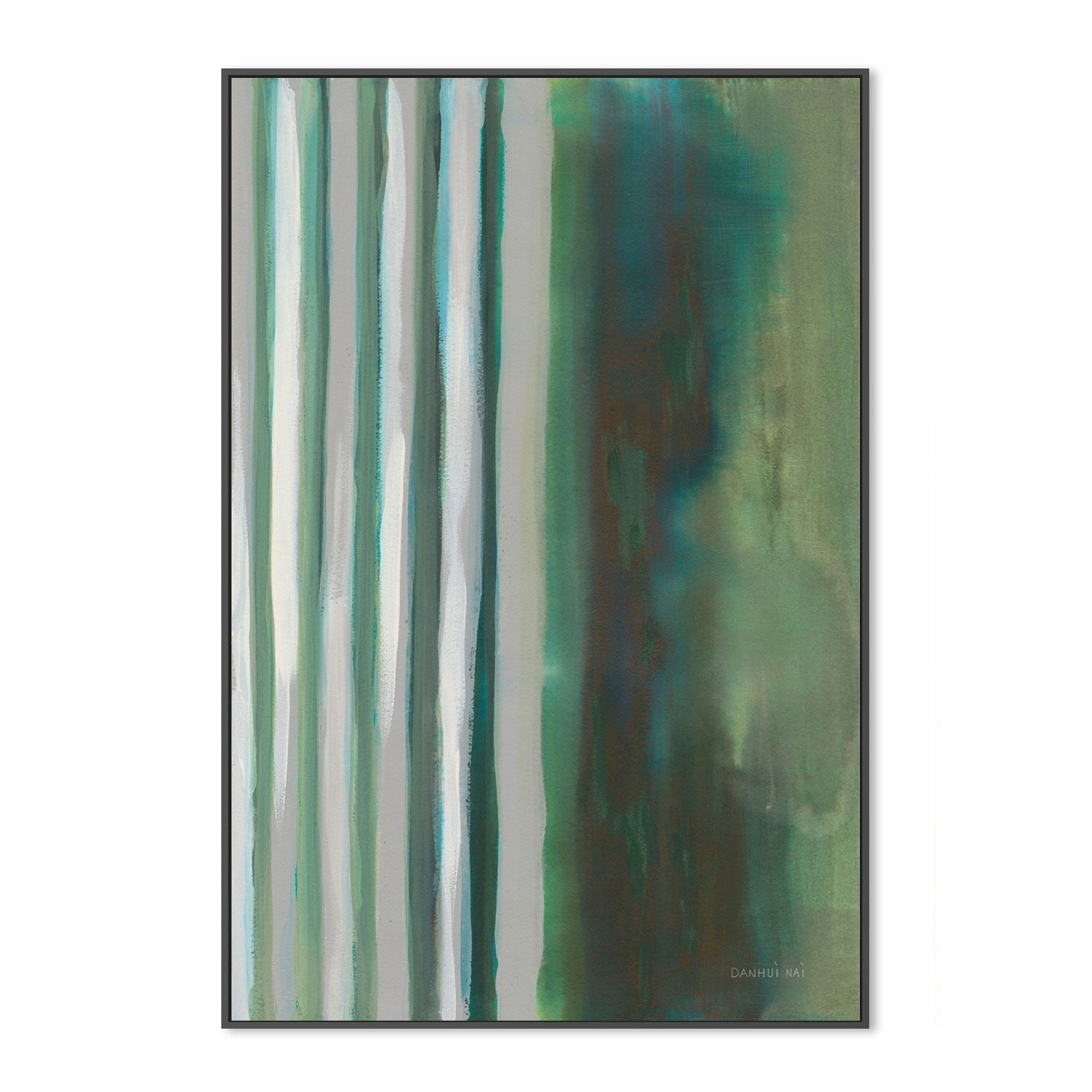 wall-art-print-canvas-poster-framed-Study in Green, Style B-by-Danhui Nai-Gioia Wall Art