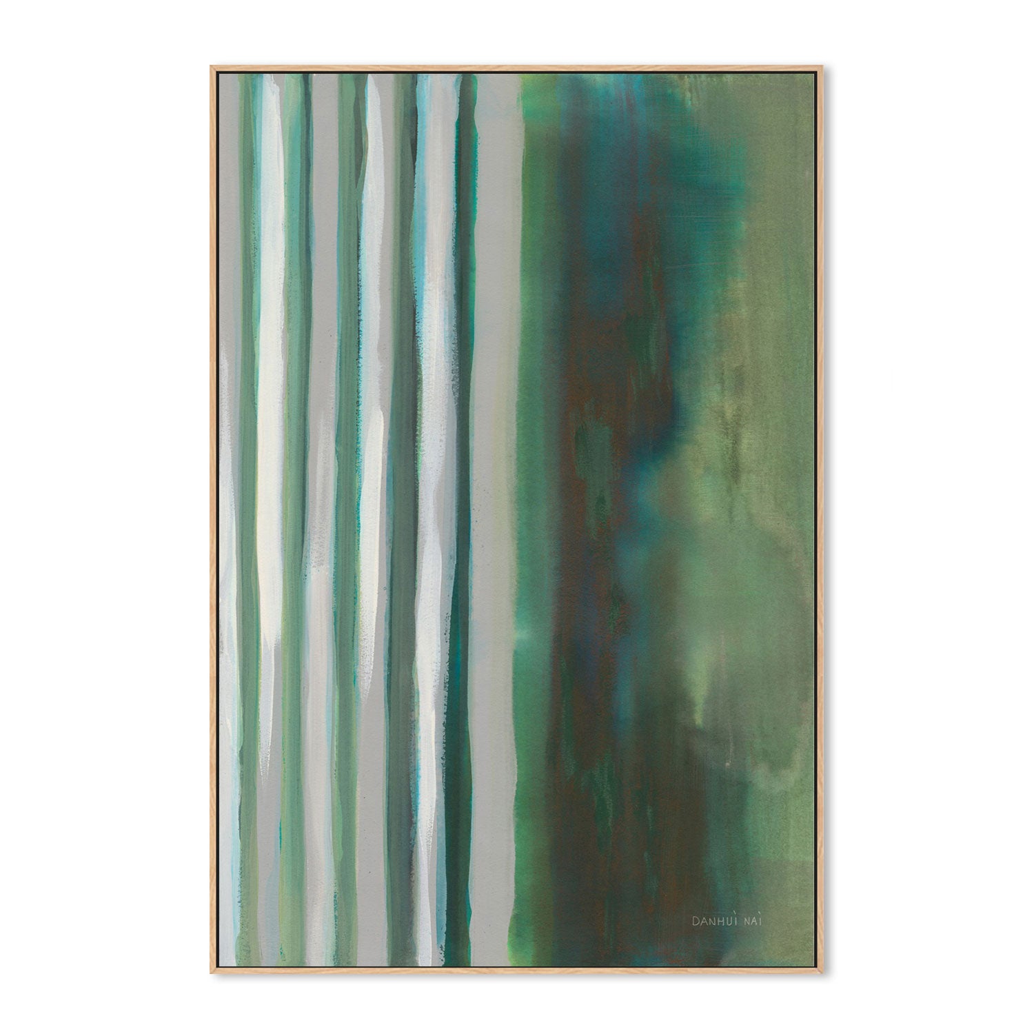wall-art-print-canvas-poster-framed-Study in Green, Style B-by-Danhui Nai-Gioia Wall Art