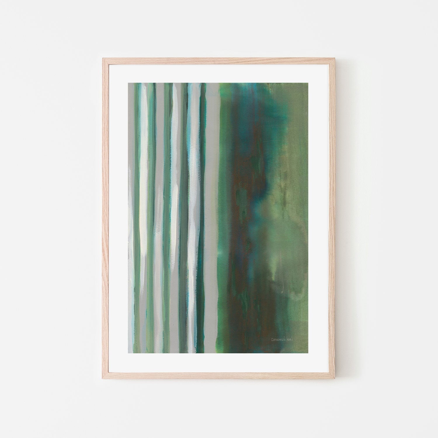 wall-art-print-canvas-poster-framed-Study in Green, Style B-by-Danhui Nai-Gioia Wall Art