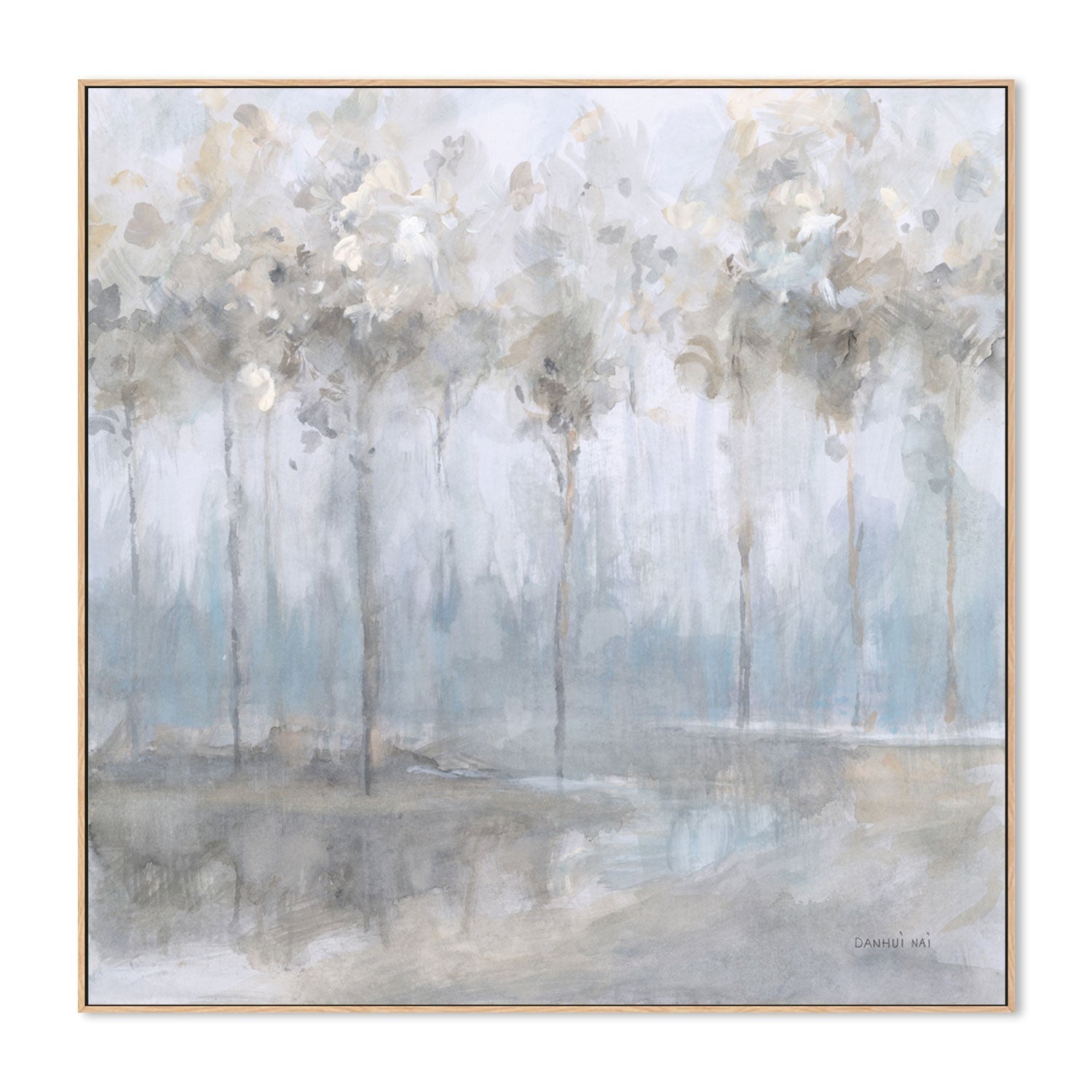 wall-art-print-canvas-poster-framed-Subtle Woodland , By Danhui Nai-GIOIA-WALL-ART