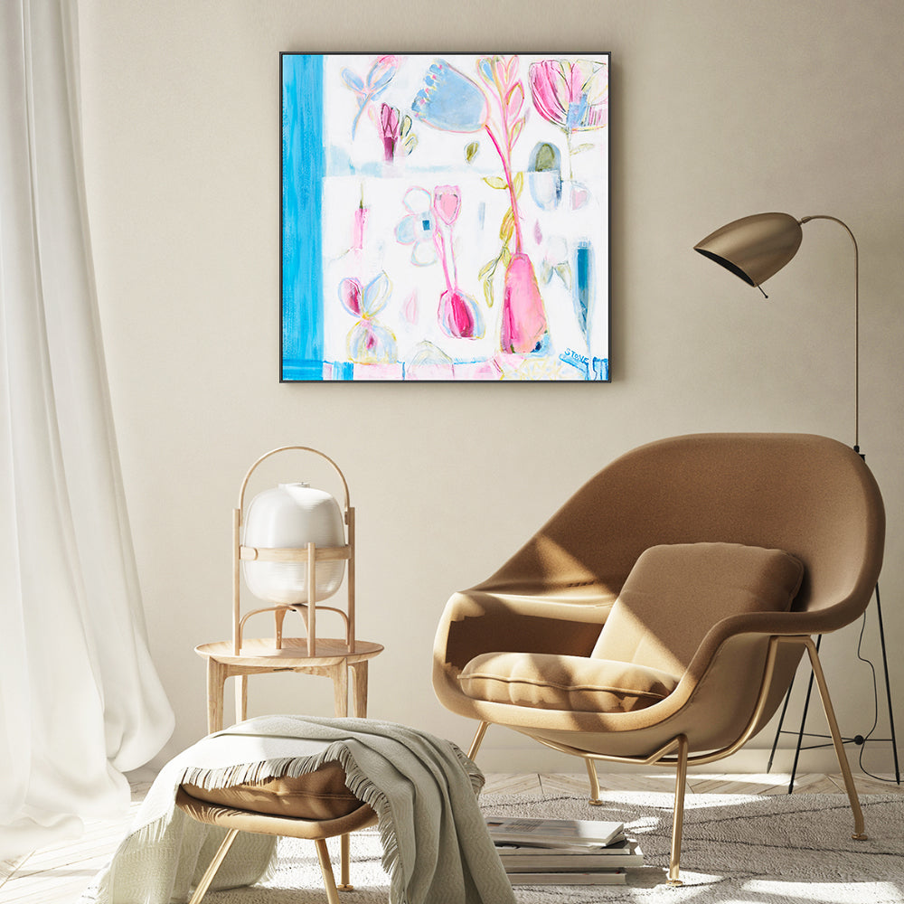 wall-art-print-canvas-poster-framed-Summer Bloom , By Belinda Stone-GIOIA-WALL-ART