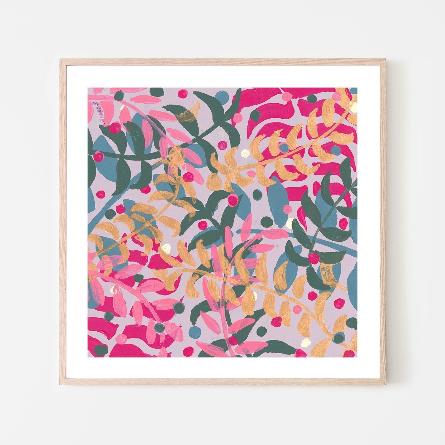 wall-art-print-canvas-poster-framed-Summer Botanical Garden , By Belinda Stone-GIOIA-WALL-ART