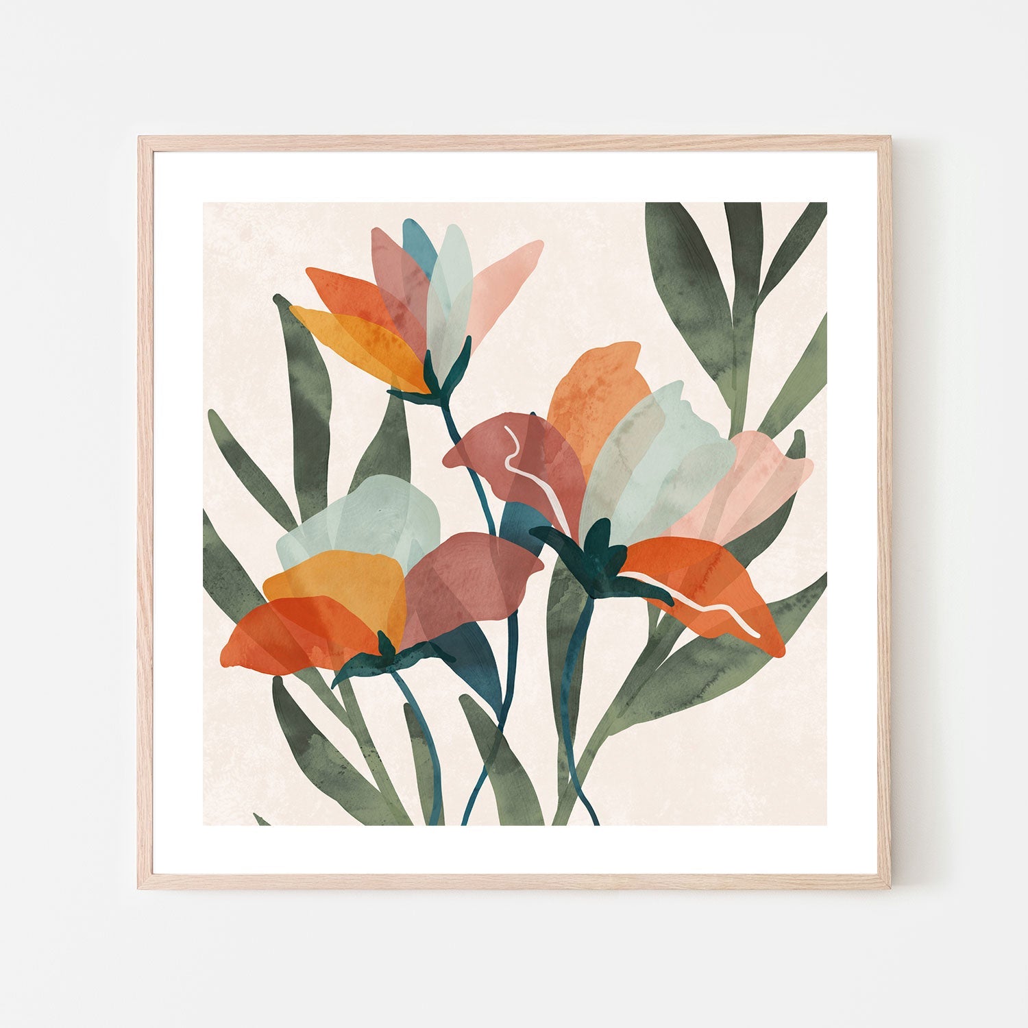 wall-art-print-canvas-poster-framed-Summer Bouquet, Style C , By Nina Blue-6