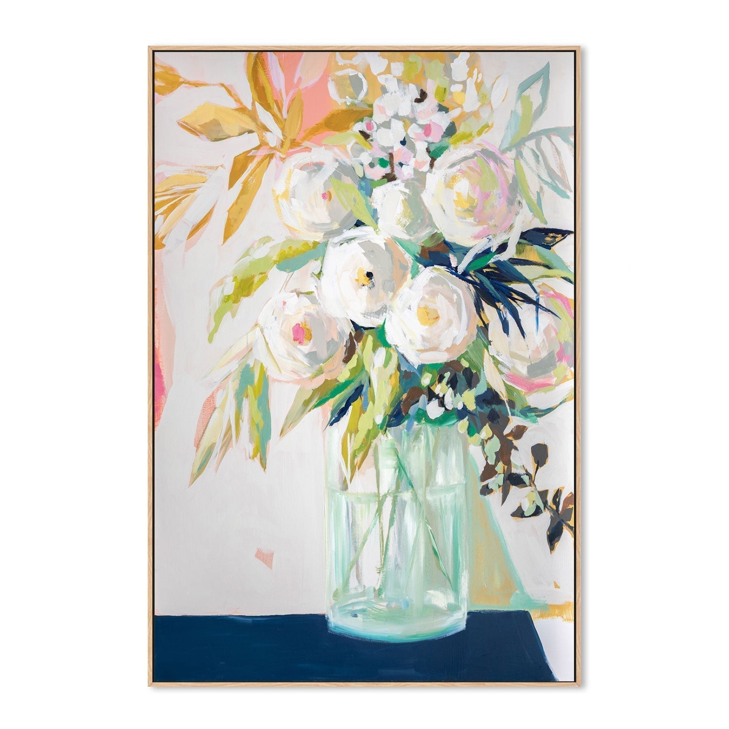 wall-art-print-canvas-poster-framed-Summer Day Bouquet-by-Jenny Westenhofer Art-Gioia Wall Art