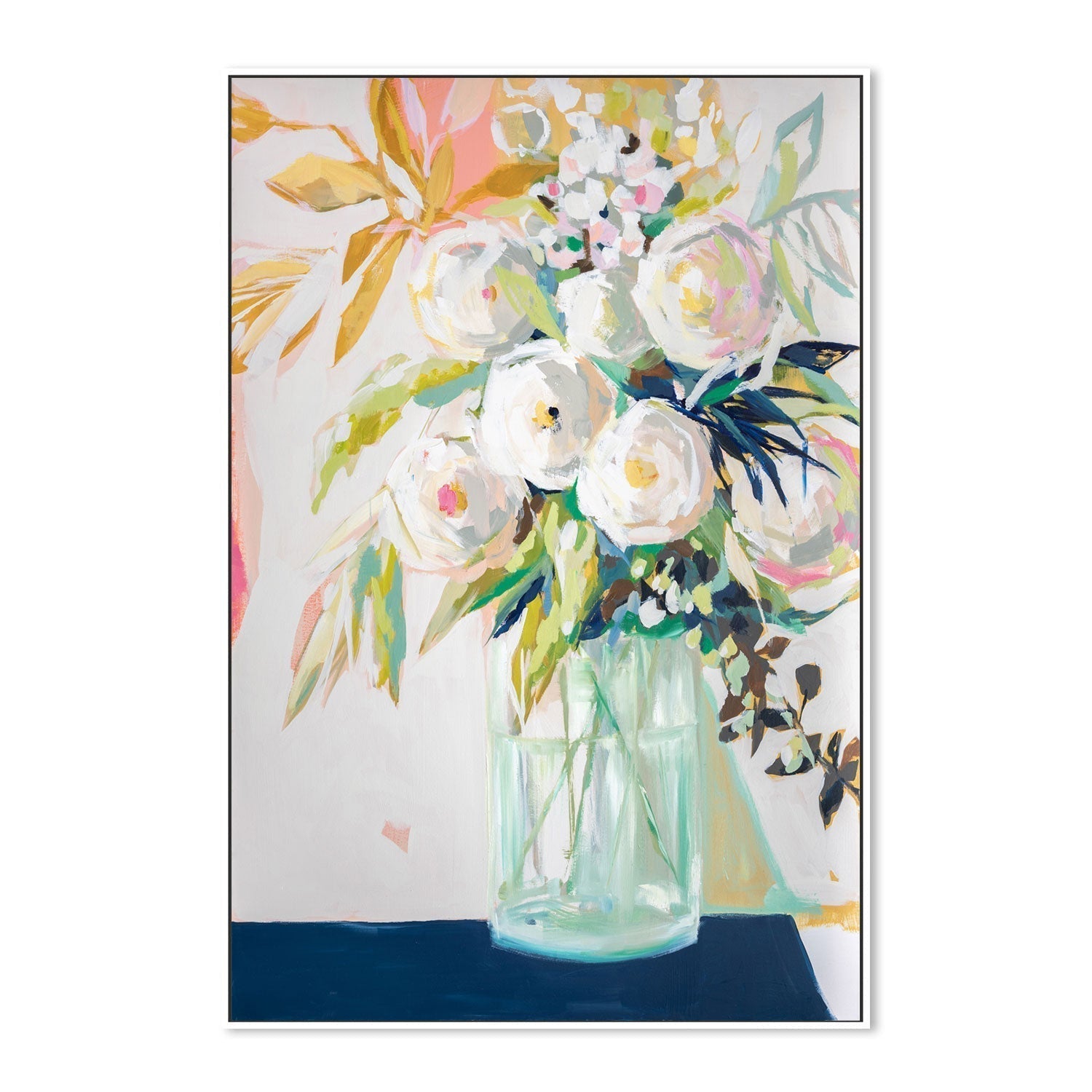 wall-art-print-canvas-poster-framed-Summer Day Bouquet-by-Jenny Westenhofer Art-Gioia Wall Art