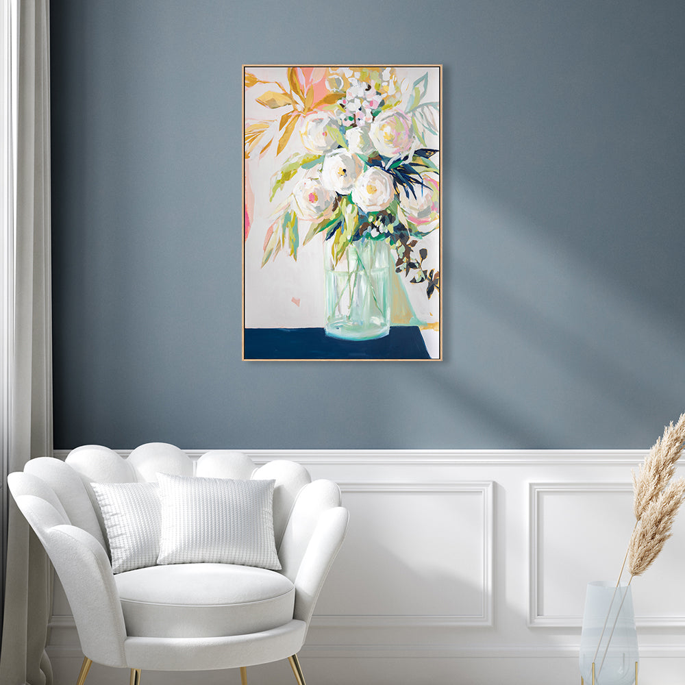 wall-art-print-canvas-poster-framed-Summer Day Bouquet-by-Jenny Westenhofer Art-Gioia Wall Art