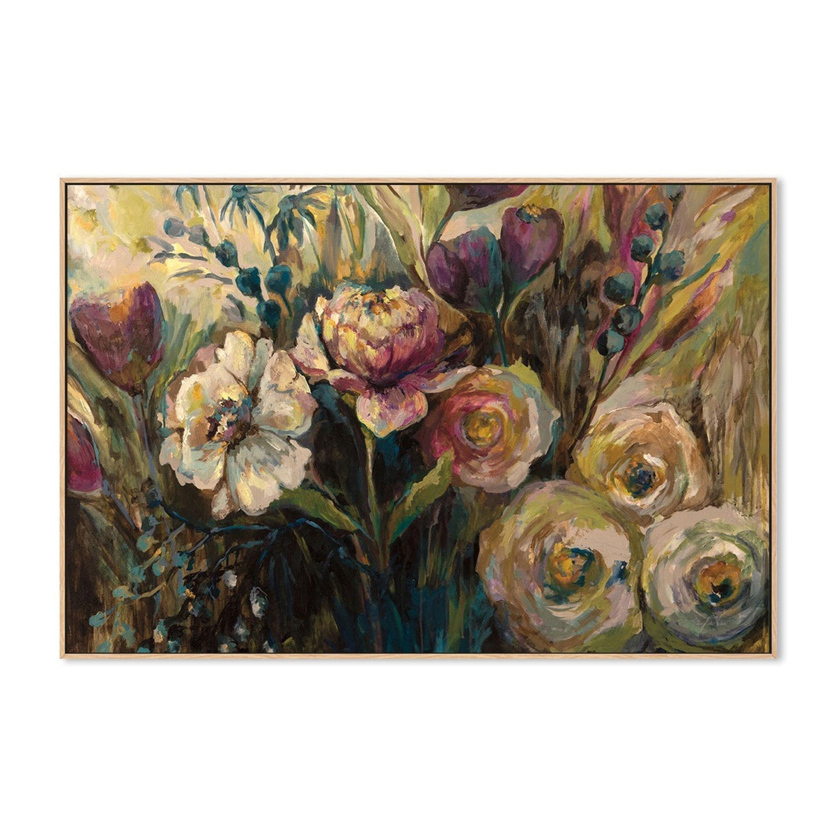 wall-art-print-canvas-poster-framed-Summer Garden-by-Jeanette Vertentes-Gioia Wall Art