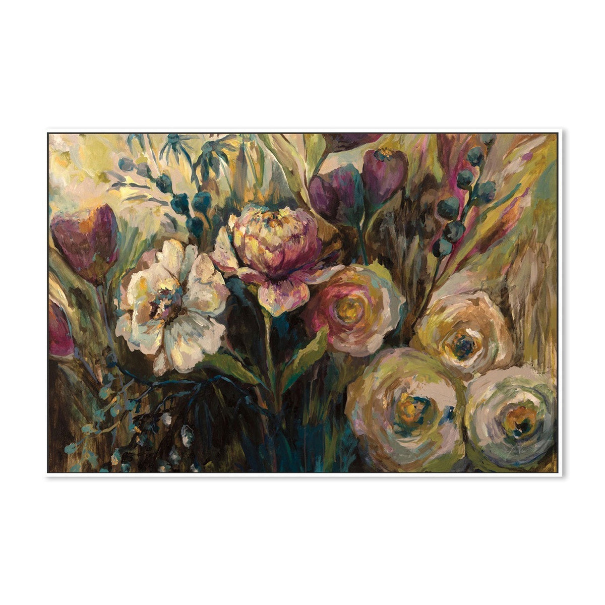 wall-art-print-canvas-poster-framed-Summer Garden-by-Jeanette Vertentes-Gioia Wall Art