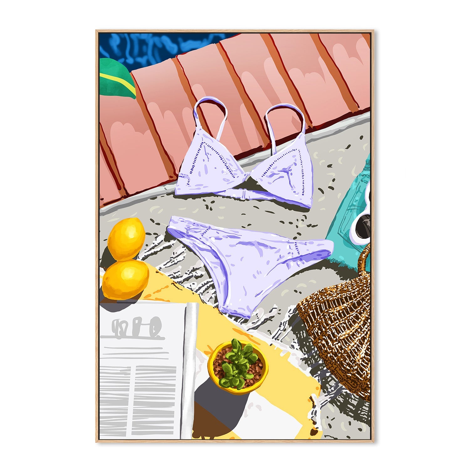 wall-art-print-canvas-poster-framed-Summer On My Mind-4