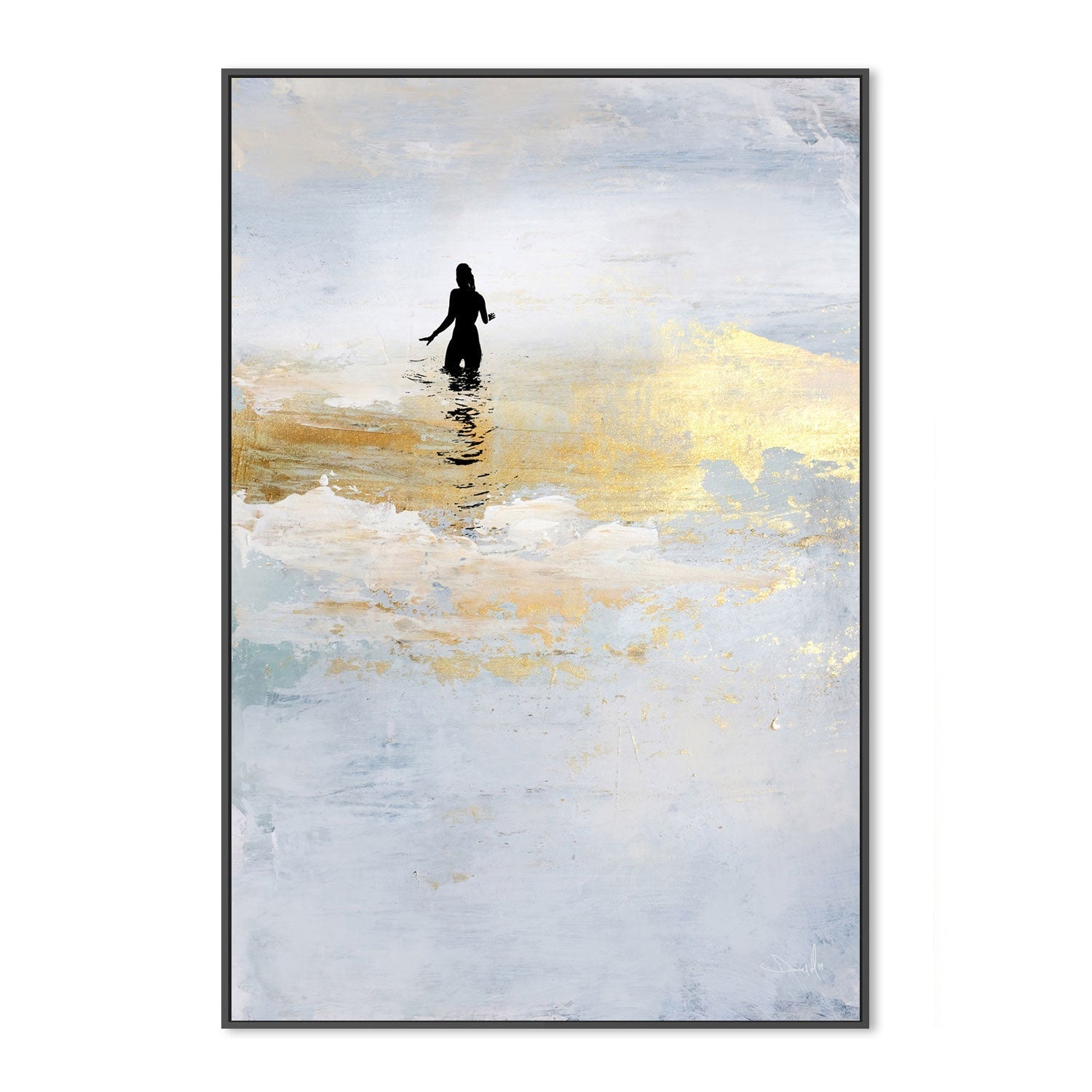 wall-art-print-canvas-poster-framed-Sun Dip , By Dan Hobday-by-Dan Hobday-Gioia Wall Art
