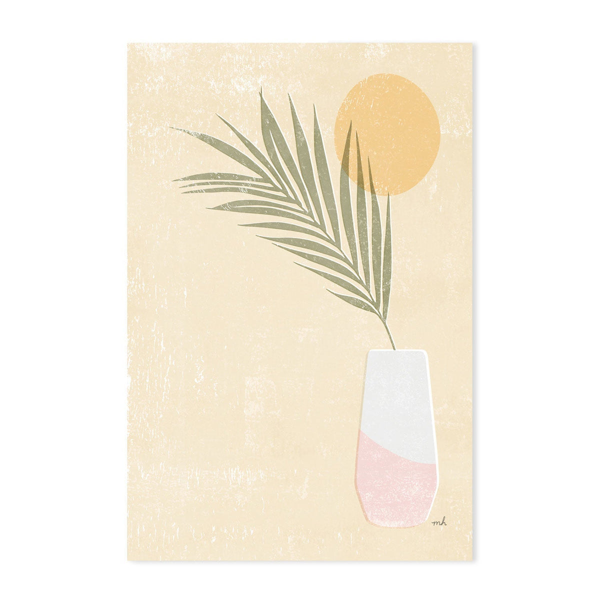 wall-art-print-canvas-poster-framed-Sun Palm, Style A & B, Set Of 2 , By Moira Hershey-GIOIA-WALL-ART
