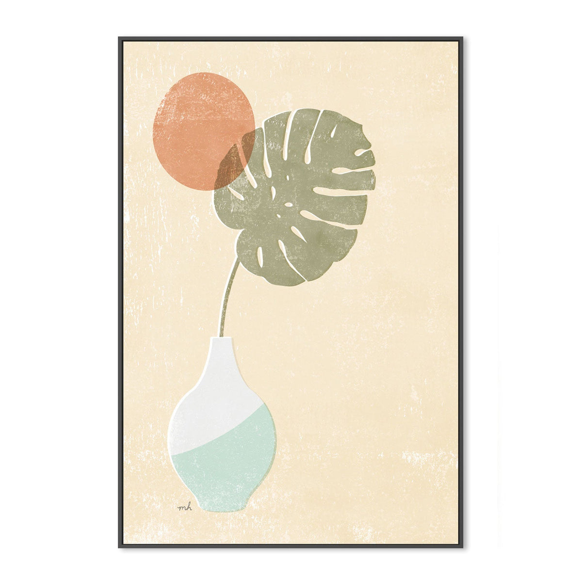 wall-art-print-canvas-poster-framed-Sun Palm, Style A , By Moira Hershey-GIOIA-WALL-ART