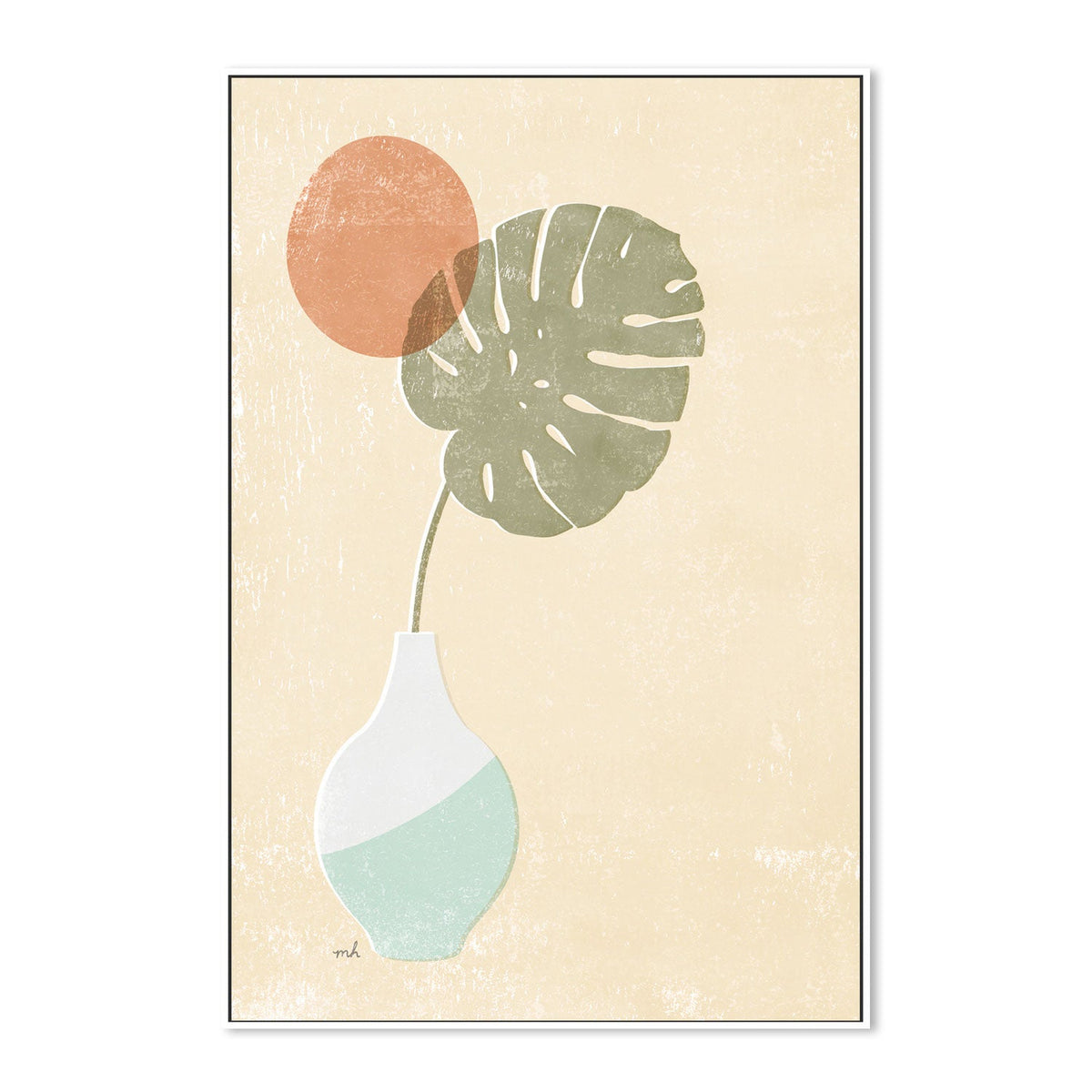 wall-art-print-canvas-poster-framed-Sun Palm, Style A , By Moira Hershey-GIOIA-WALL-ART