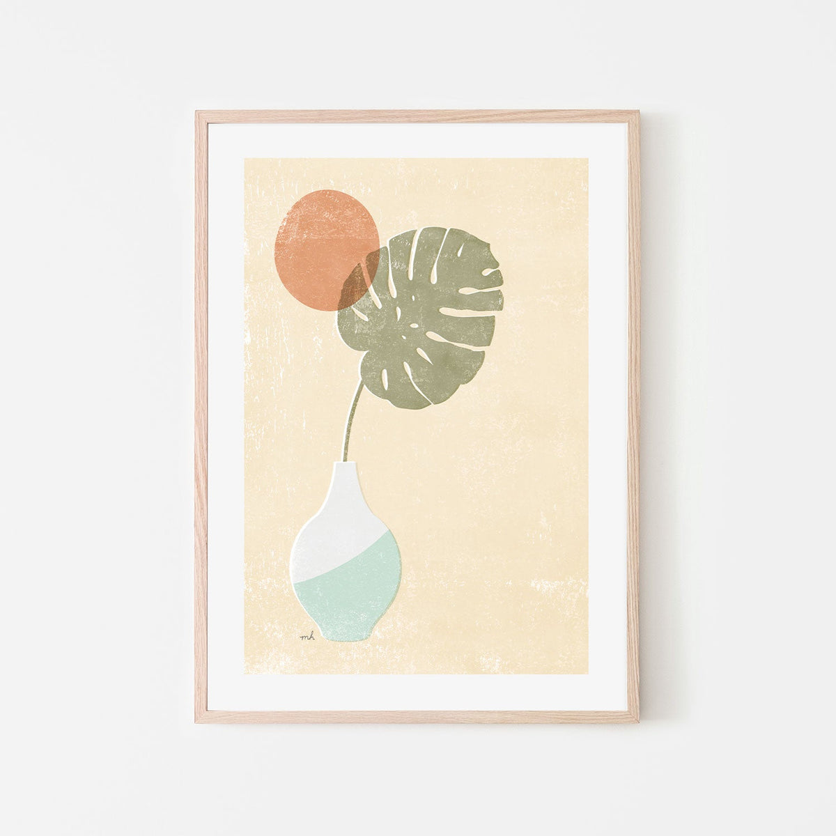 wall-art-print-canvas-poster-framed-Sun Palm, Style A , By Moira Hershey-GIOIA-WALL-ART