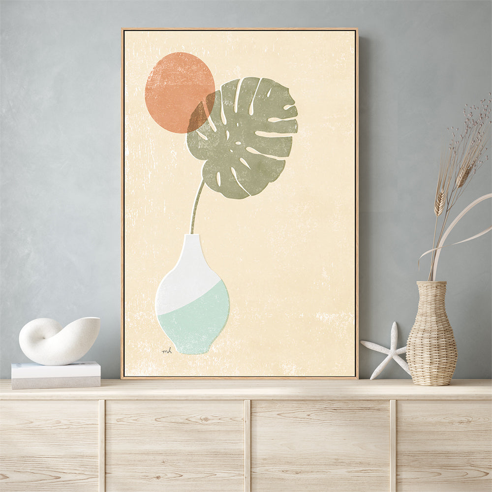 wall-art-print-canvas-poster-framed-Sun Palm, Style A , By Moira Hershey-GIOIA-WALL-ART