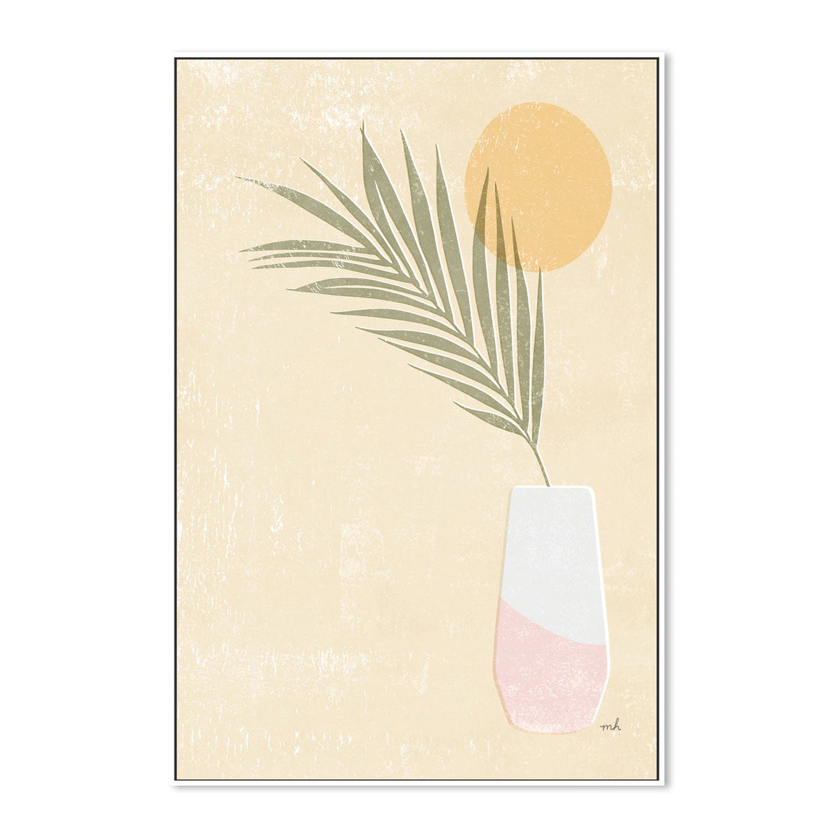 wall-art-print-canvas-poster-framed-Sun Palm, Style B , By Moira Hershey-GIOIA-WALL-ART