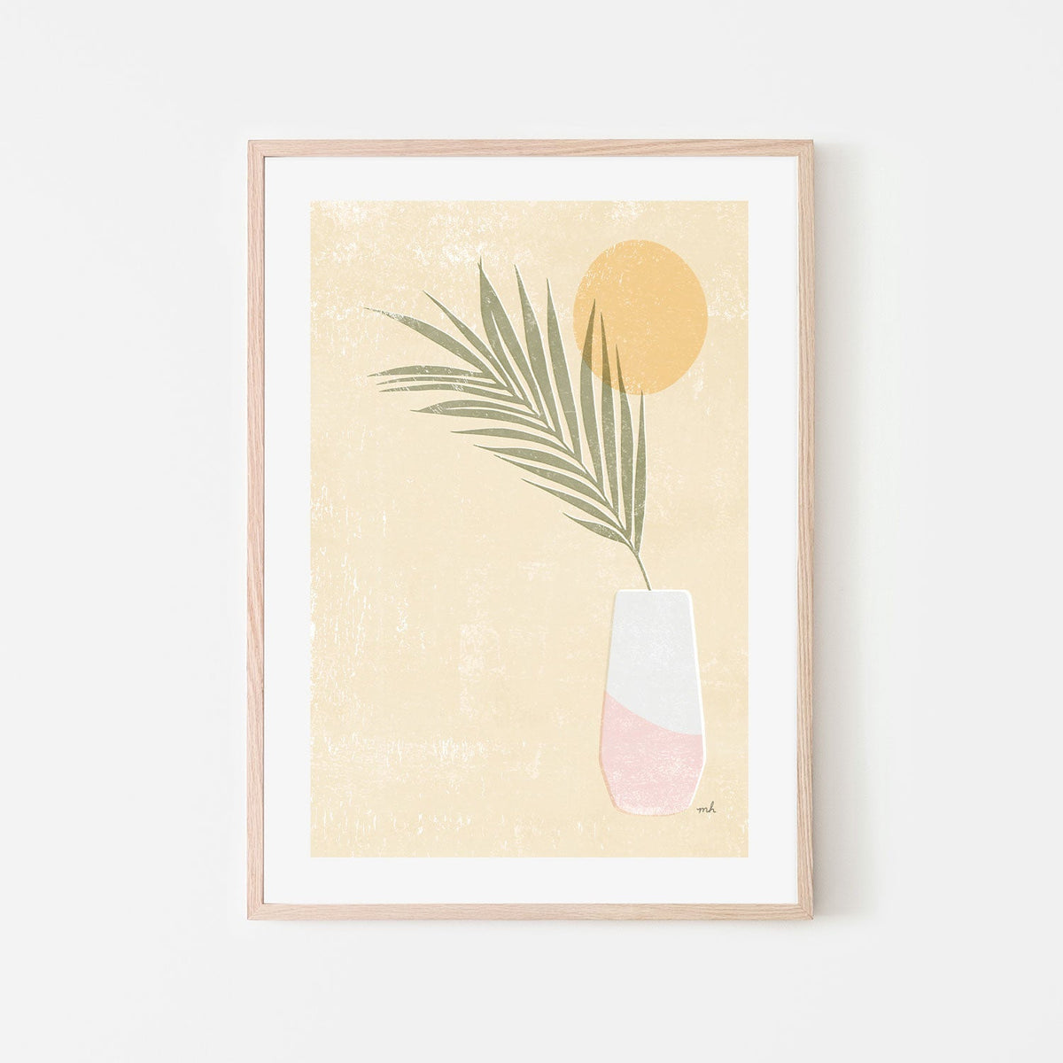 wall-art-print-canvas-poster-framed-Sun Palm, Style B , By Moira Hershey-GIOIA-WALL-ART