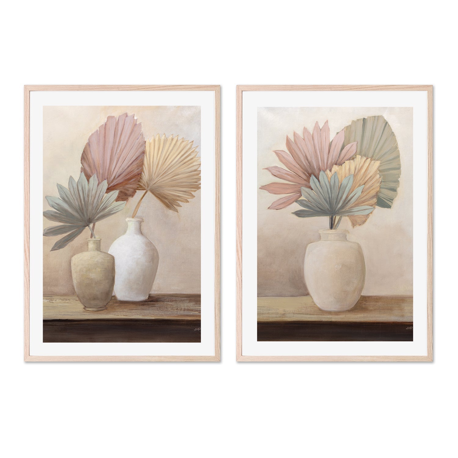 wall-art-print-canvas-poster-framed-Sun Palms Still Life, Set Of 2 , By Julia Purinton , By Julia Purinton-6