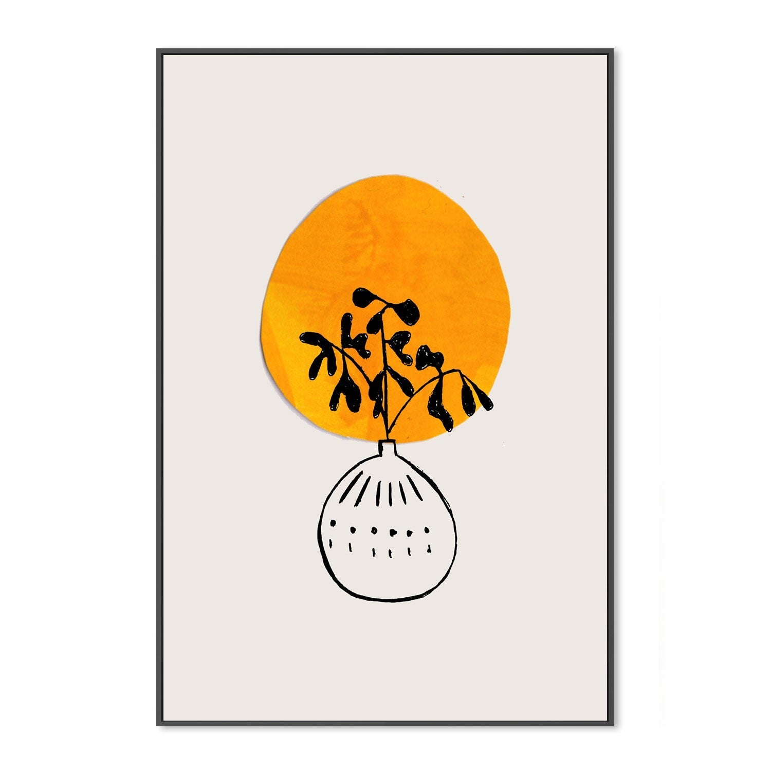 wall-art-print-canvas-poster-framed-Sun Plant , By Ejaaz Haniff-GIOIA-WALL-ART