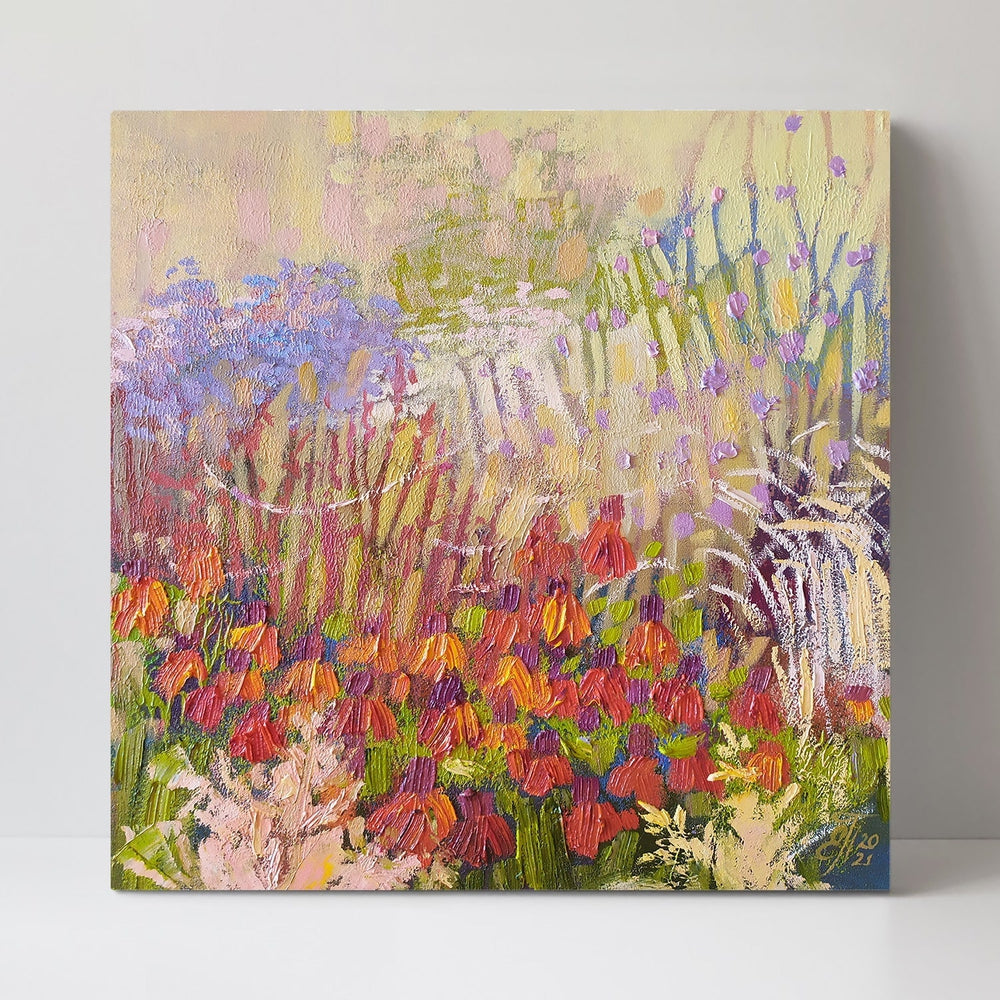 wall-art-print-canvas-poster-framed-Sunlit Flowers, Style B-by-Ekaterina Prisich-Gioia Wall Art