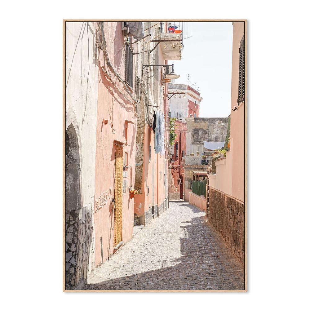 wall-art-print-canvas-poster-framed-Sunlit Mediterranean Alley-4
