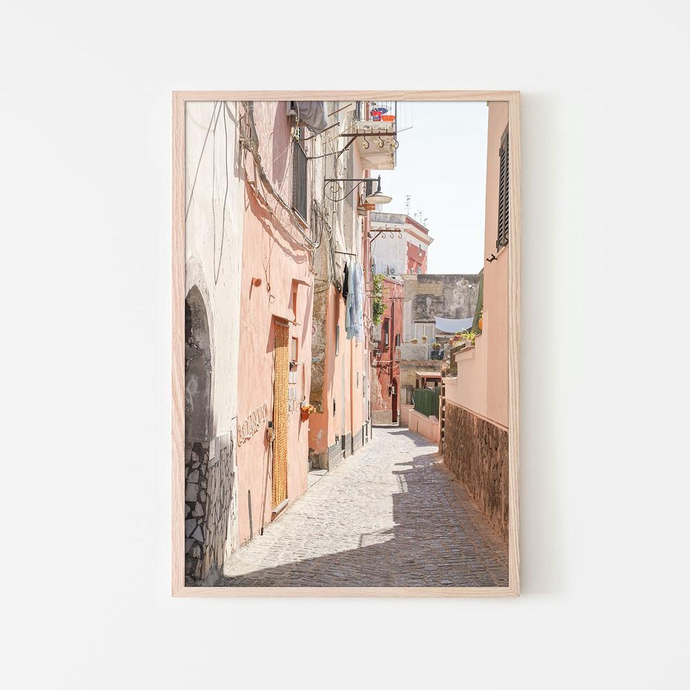 wall-art-print-canvas-poster-framed-Sunlit Mediterranean Alley-6