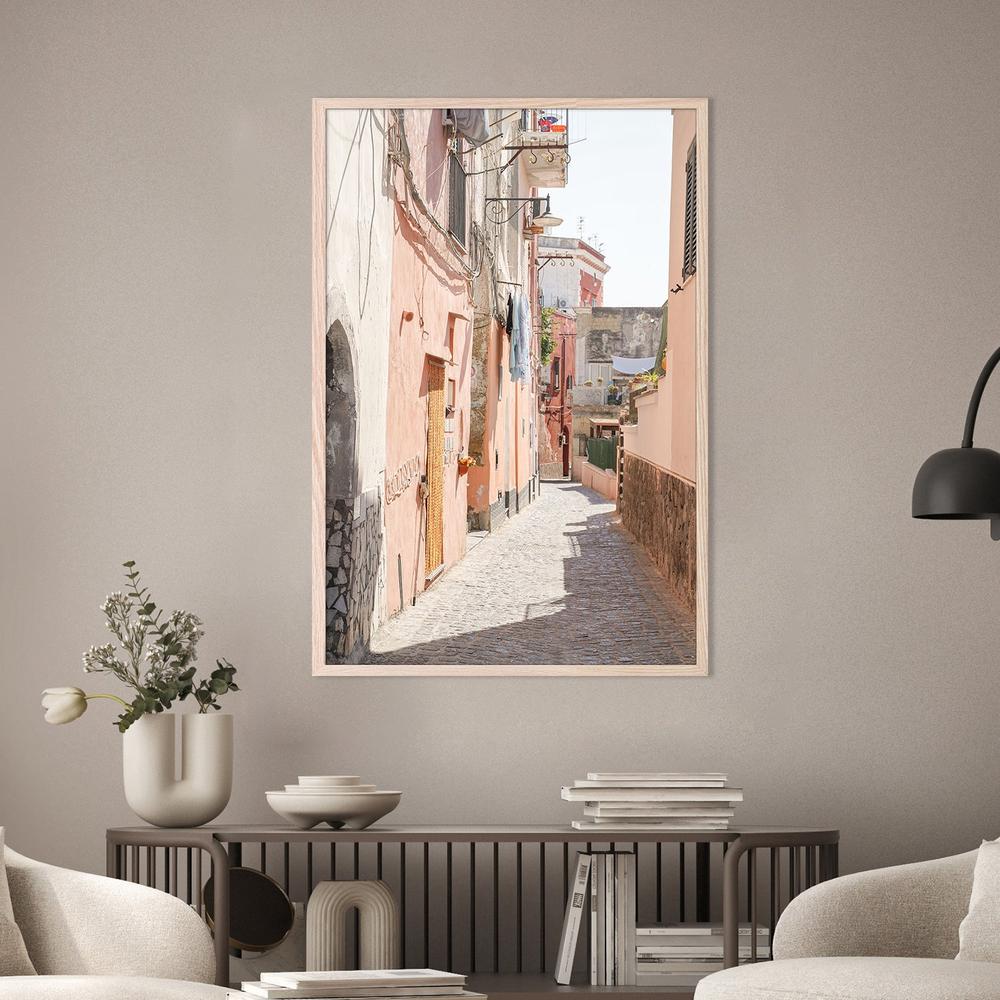 wall-art-print-canvas-poster-framed-Sunlit Mediterranean Alley-7