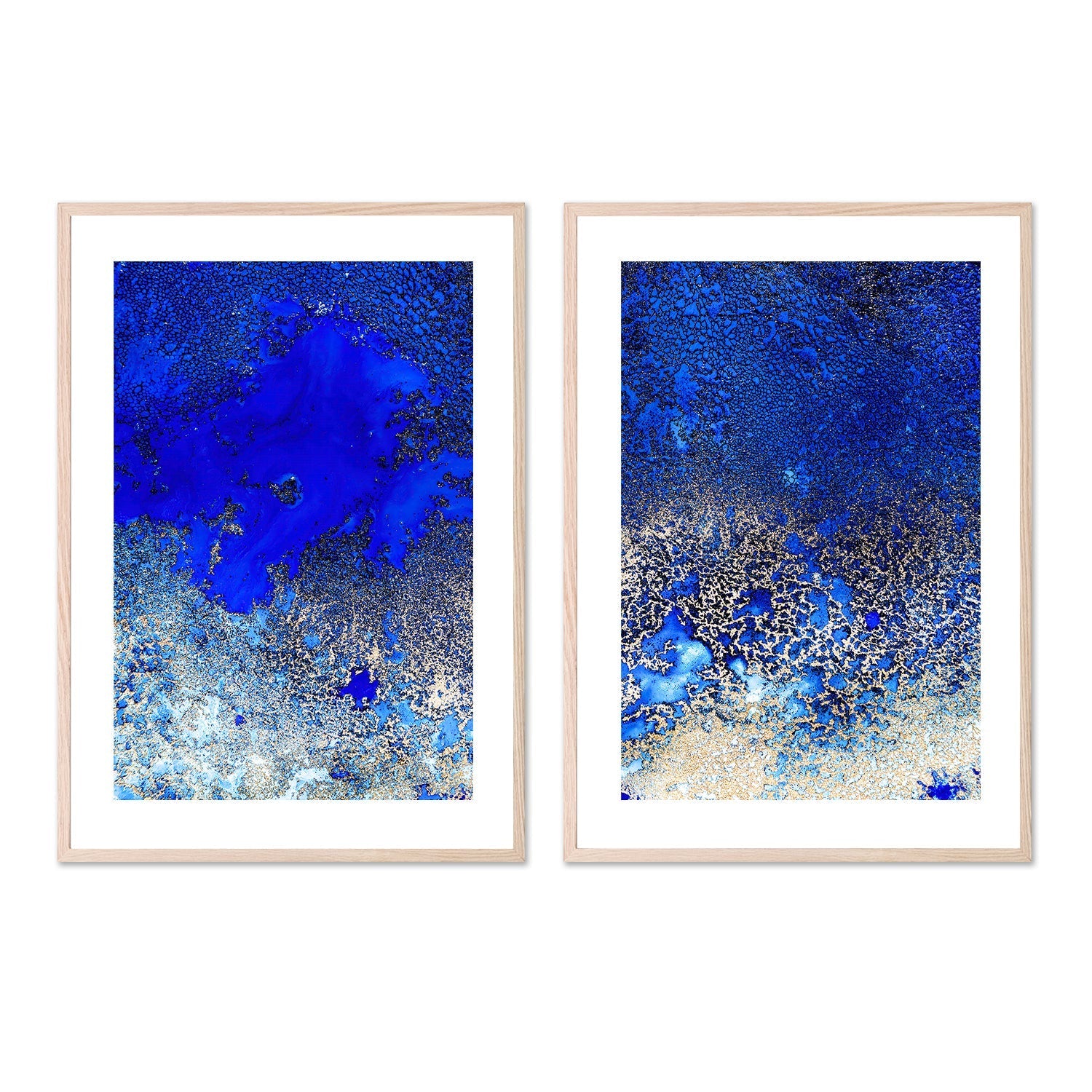 wall-art-print-canvas-poster-framed-Sunlit Reef, Style A & B, Set Of 2 , By Petra Meikle-6