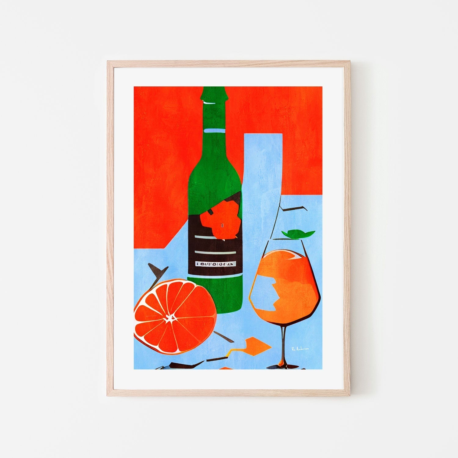 wall-art-print-canvas-poster-framed-Sunny Picnic In The Park , By Bo Anderson-6