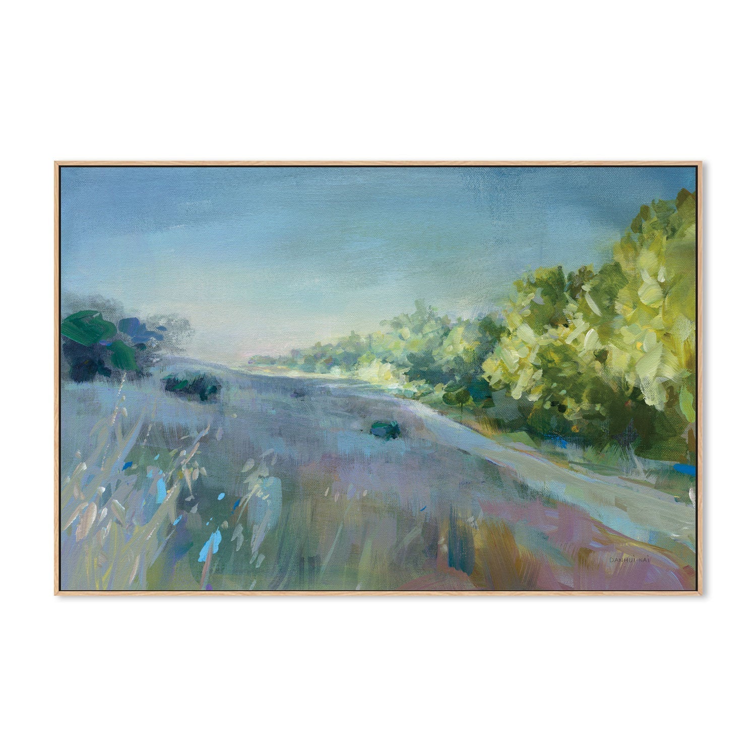 wall-art-print-canvas-poster-framed-Sunrise Meadow , By Danhui Nai-4