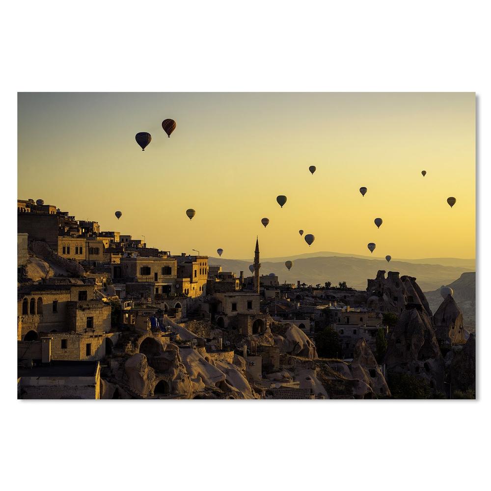 wall-art-print-canvas-poster-framed-Sunrise Over Cappadocia, By Yavus Pancereken-by-Plus X Studio-Gioia Wall Art