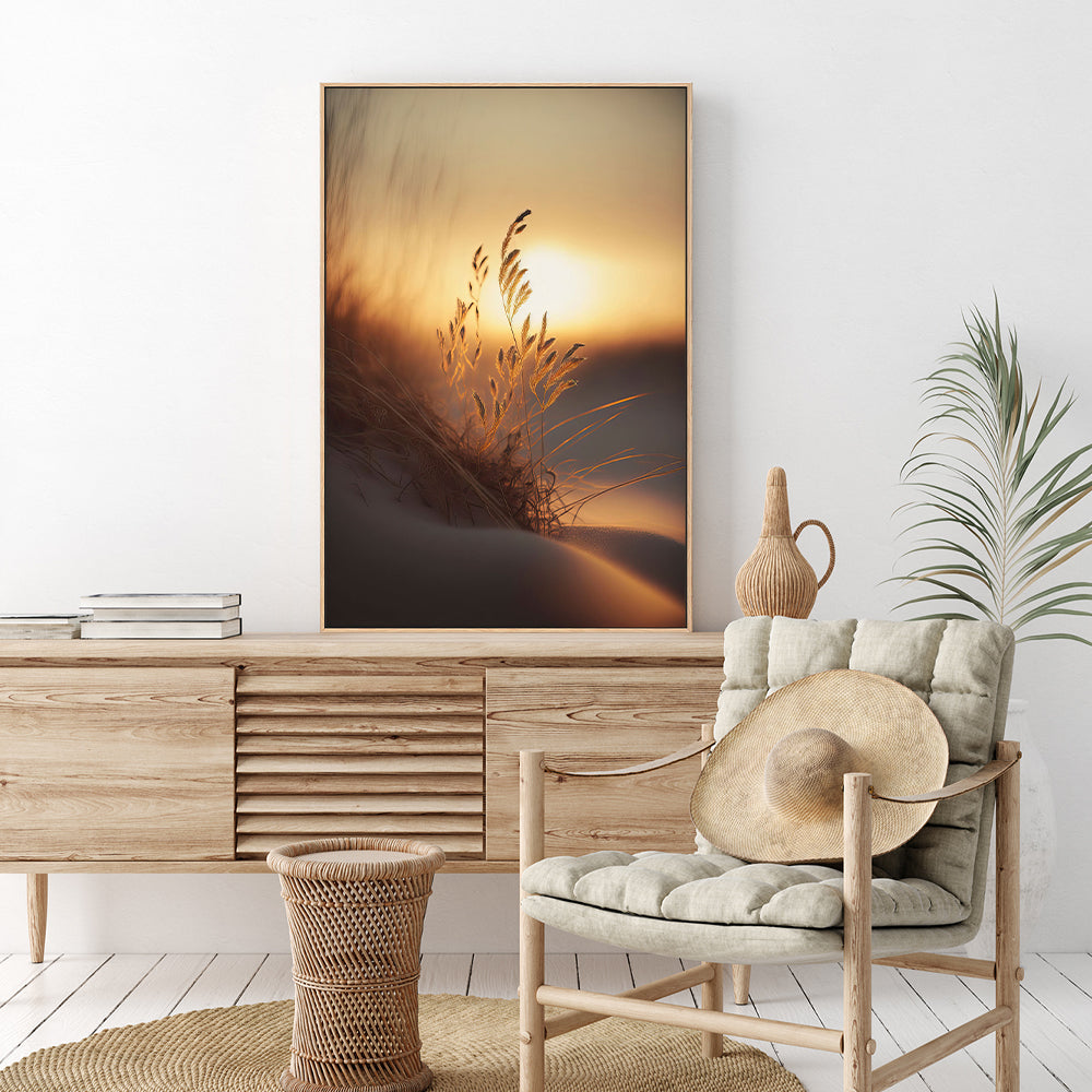 wall-art-print-canvas-poster-framed-Sunset At The Beach, Style A , By Treechild-GIOIA-WALL-ART