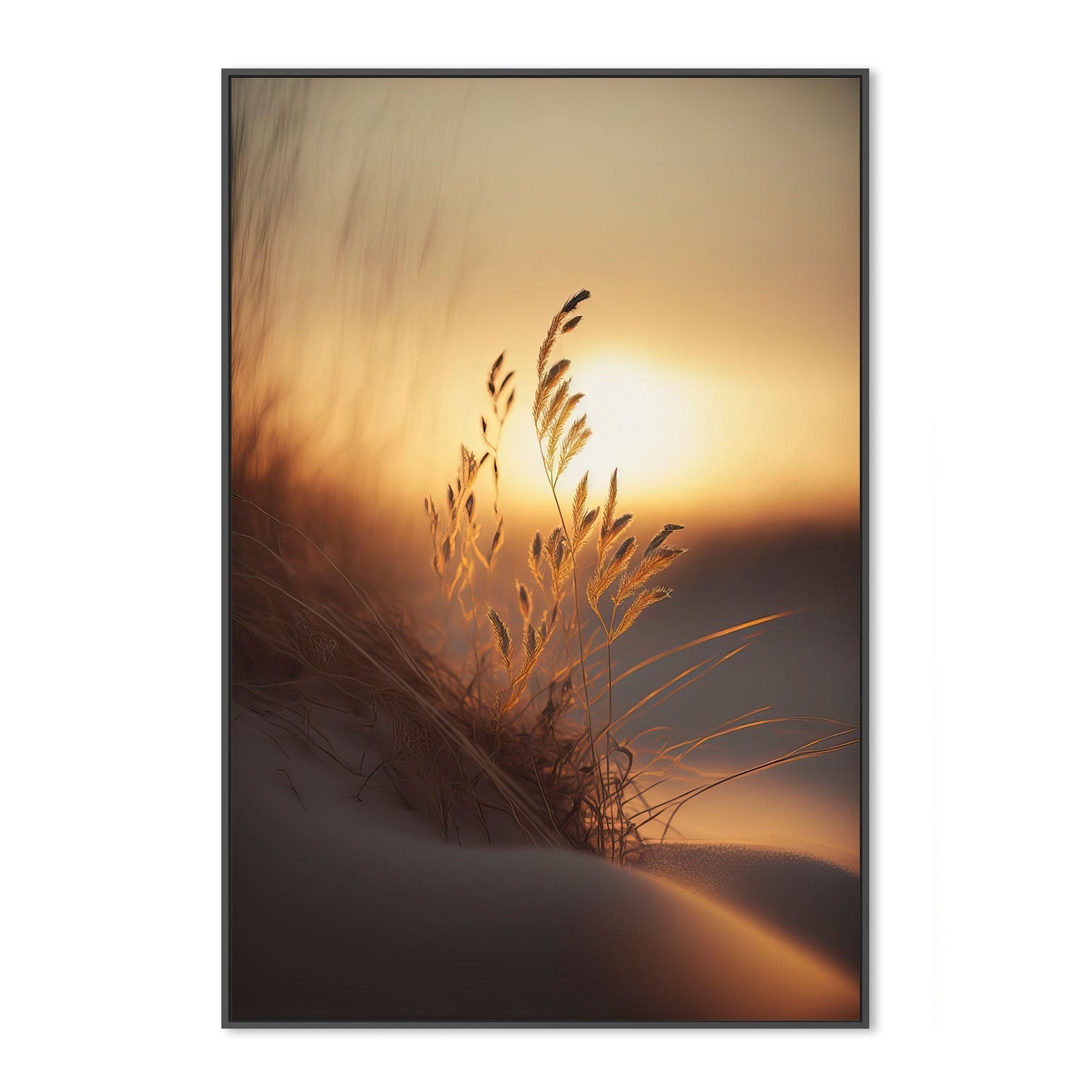 wall-art-print-canvas-poster-framed-Sunset At The Beach, Style A , By Treechild-GIOIA-WALL-ART