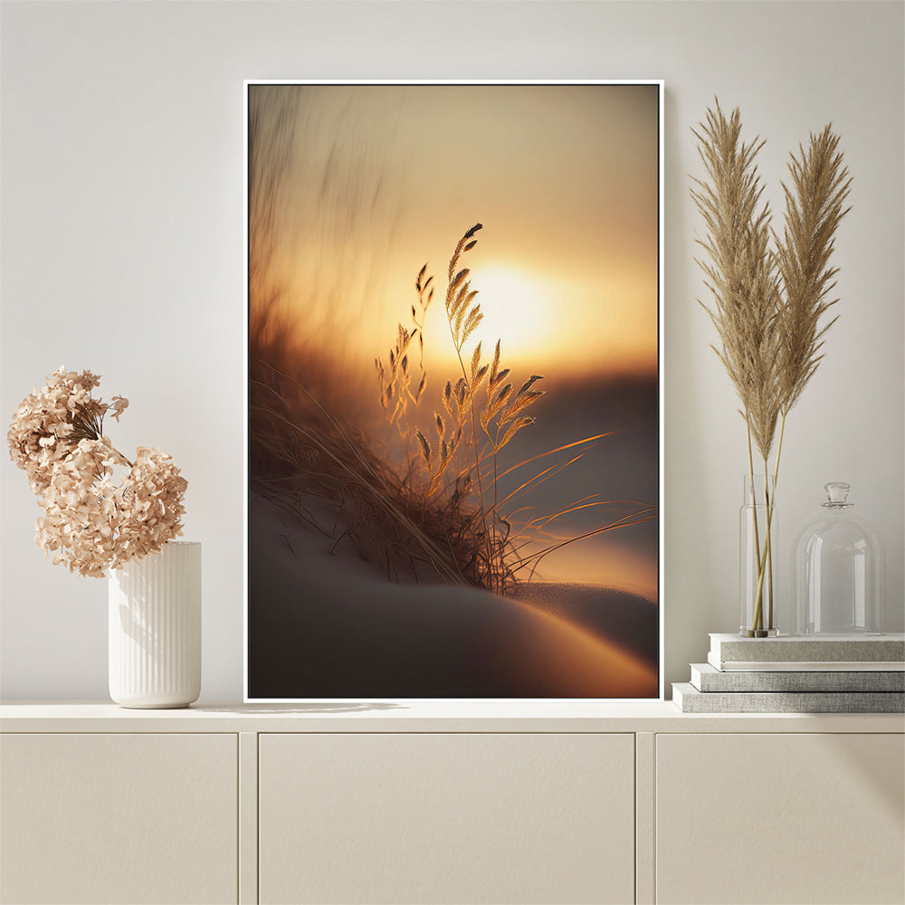 wall-art-print-canvas-poster-framed-Sunset At The Beach, Style A , By Treechild-GIOIA-WALL-ART