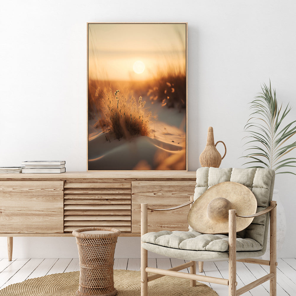 wall-art-print-canvas-poster-framed-Sunset At The Beach, Style B , By Treechild-GIOIA-WALL-ART