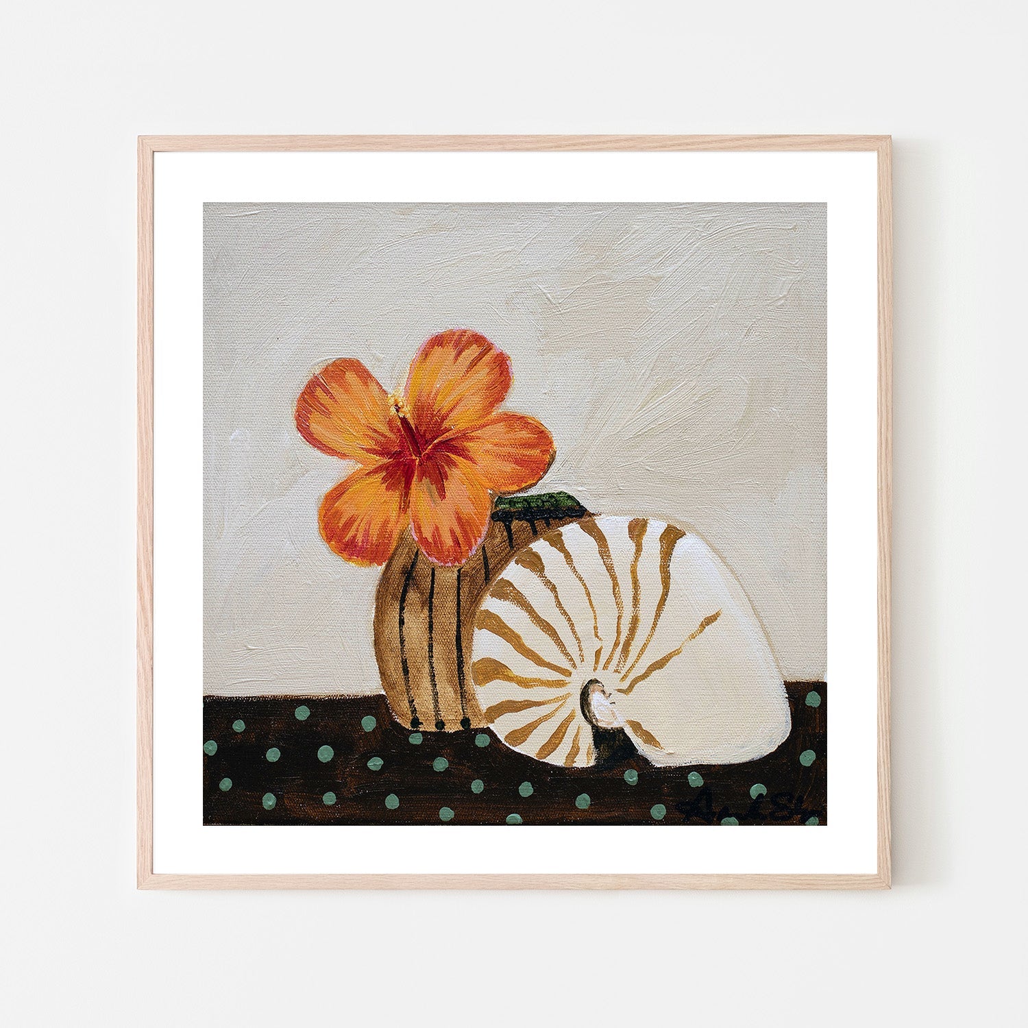 wall-art-print-canvas-poster-framed-Sunset Bloom, Hibiscus , By Amanda Skye-6