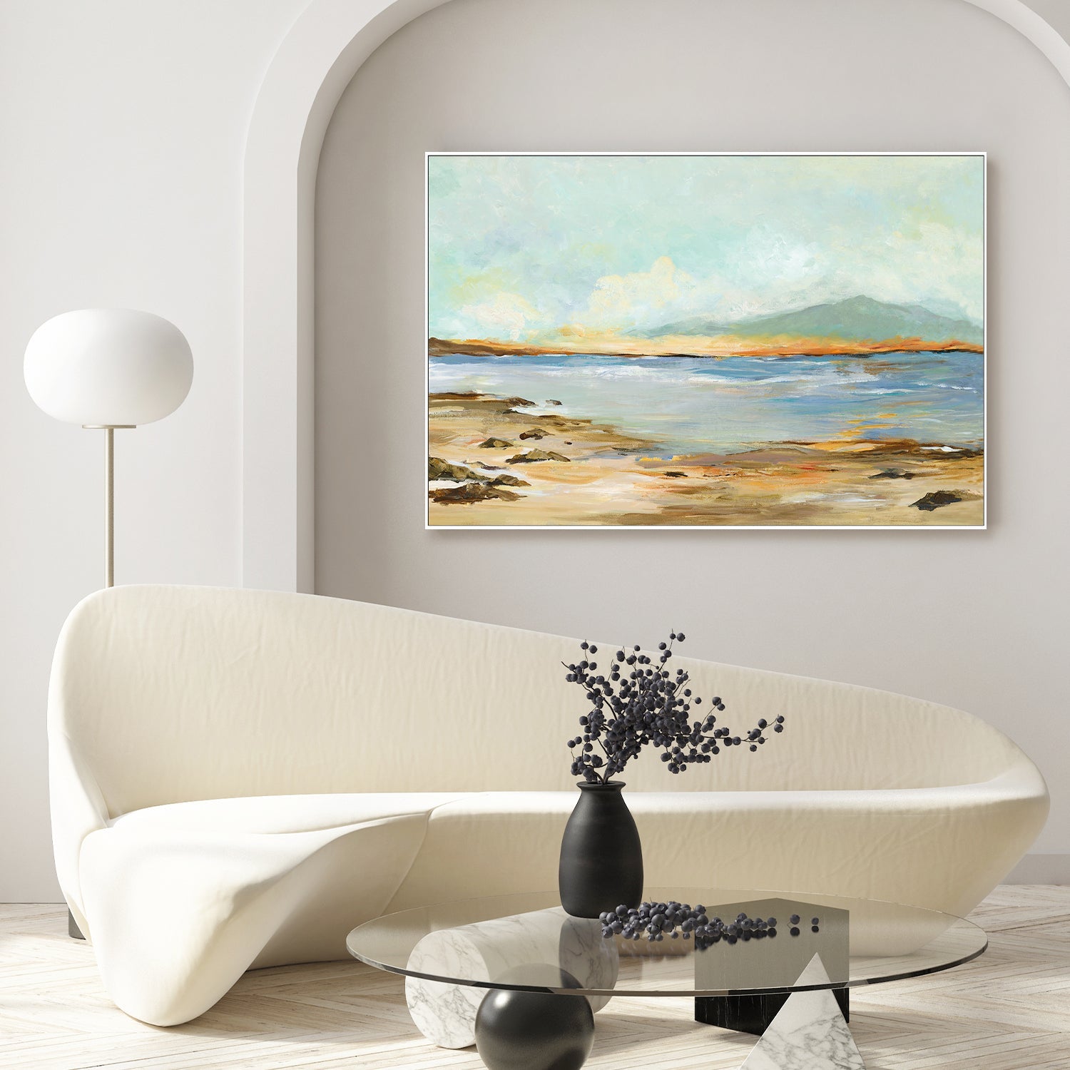 wall-art-print-canvas-poster-framed-Sunset on the Sand-7