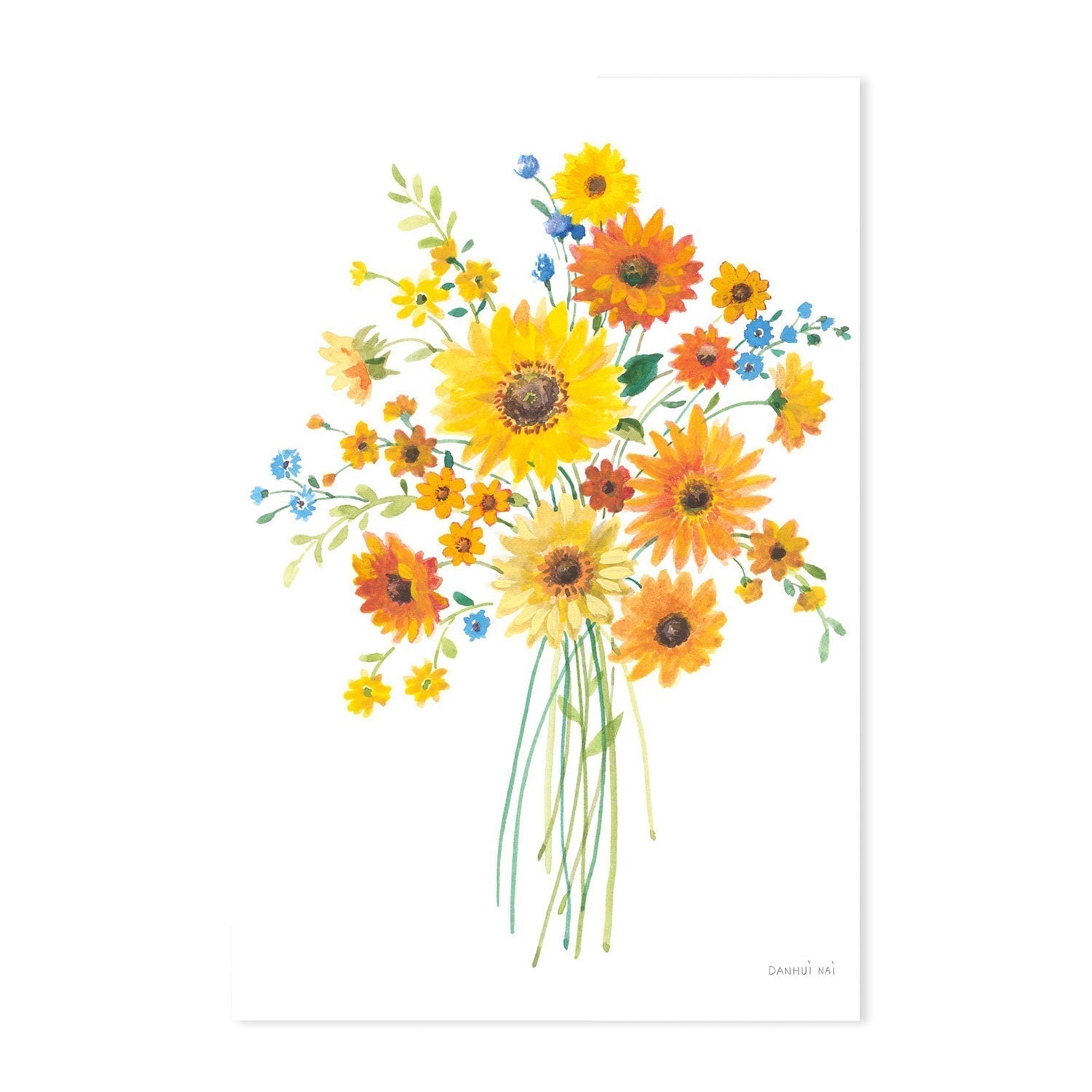 wall-art-print-canvas-poster-framed-Sunshine Bouquet, Style A-by-Danhui Nai-Gioia Wall Art