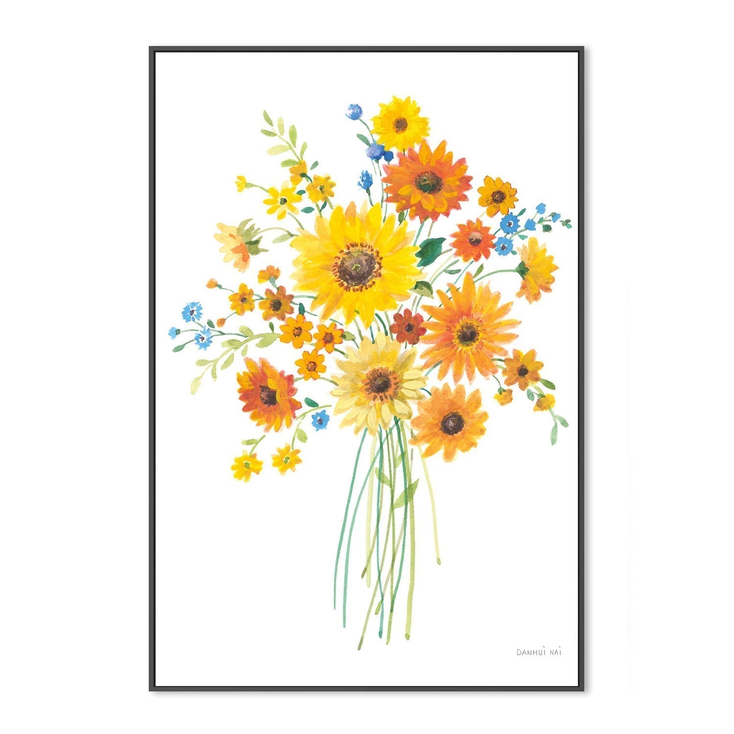wall-art-print-canvas-poster-framed-Sunshine Bouquet, Style A-by-Danhui Nai-Gioia Wall Art