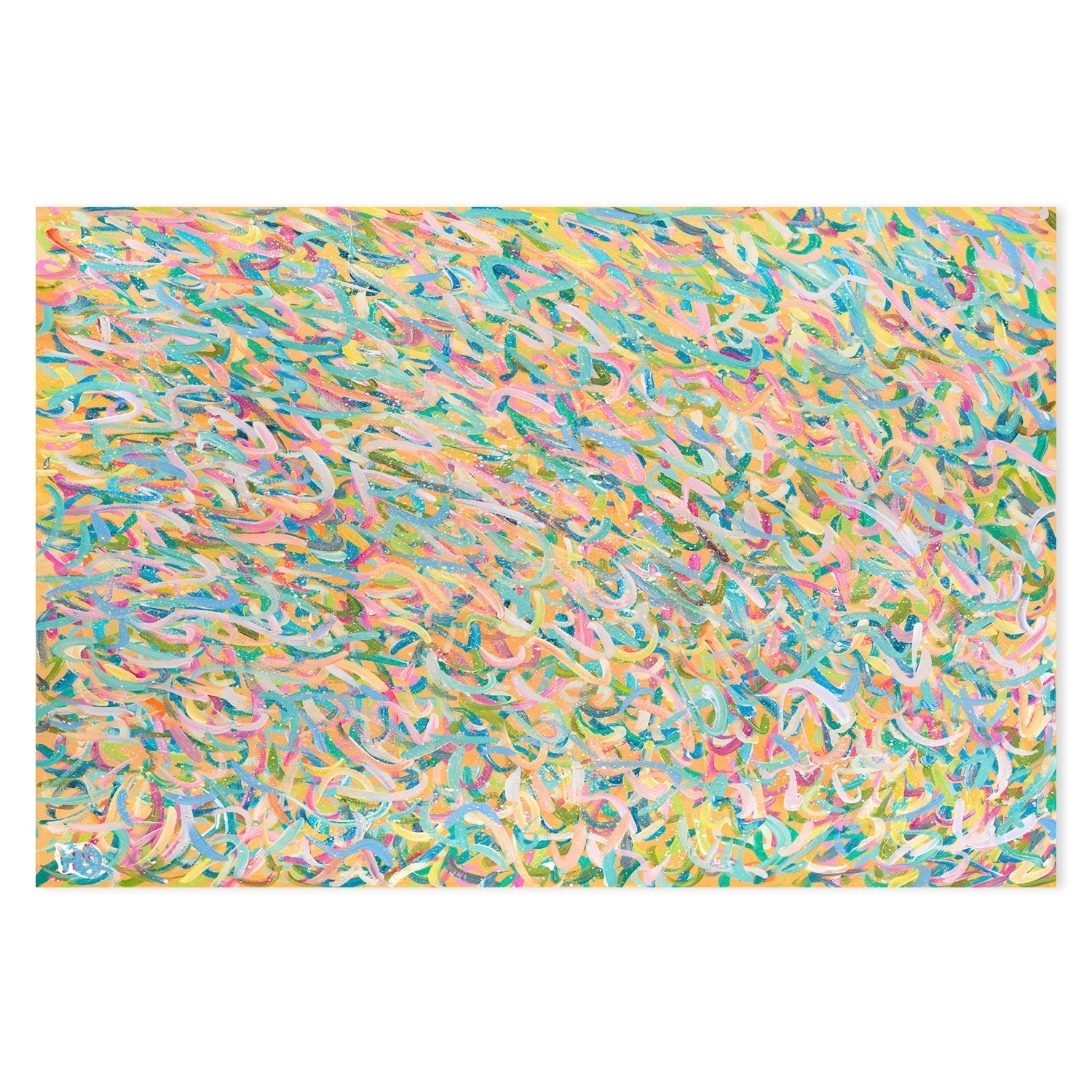 wall-art-print-canvas-poster-framed-Sunshine Molecules , By Helen Joynson-GIOIA-WALL-ART