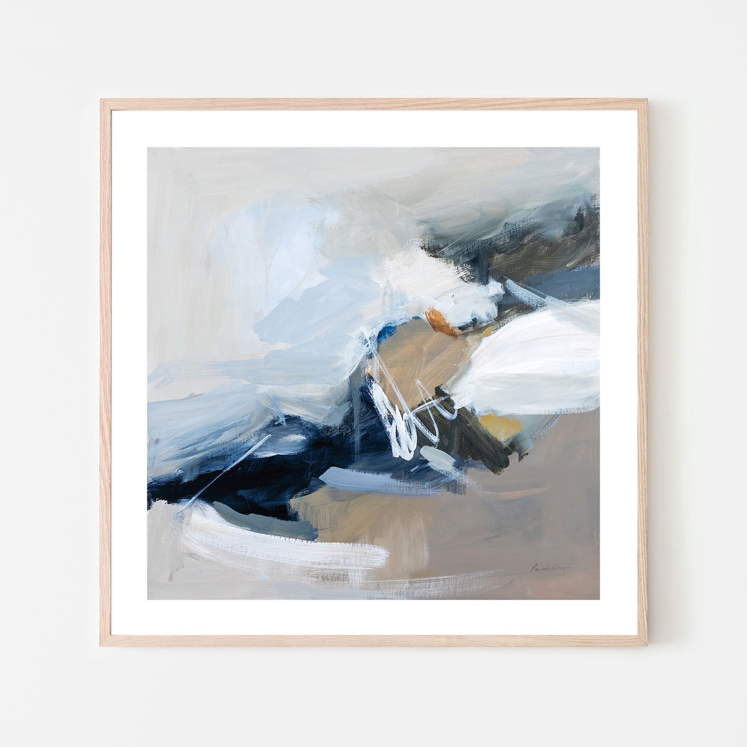 wall-art-print-canvas-poster-framed-Surfacing, Square Print-by-Pamela Munger-Gioia Wall Art