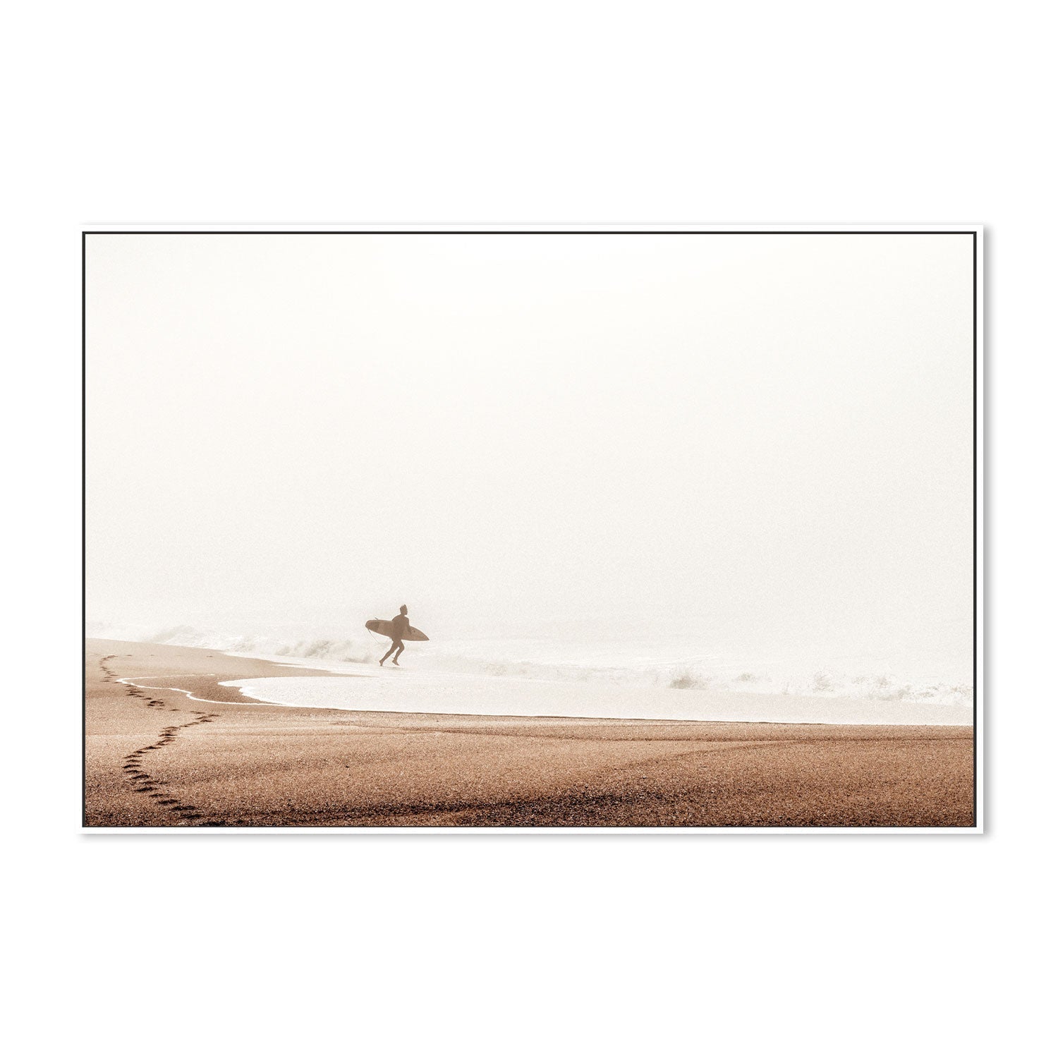 Surfer, by Dieter Reichelt-Gioia-Prints-Framed-Canvas-Poster-GIOIA-WALL-ART