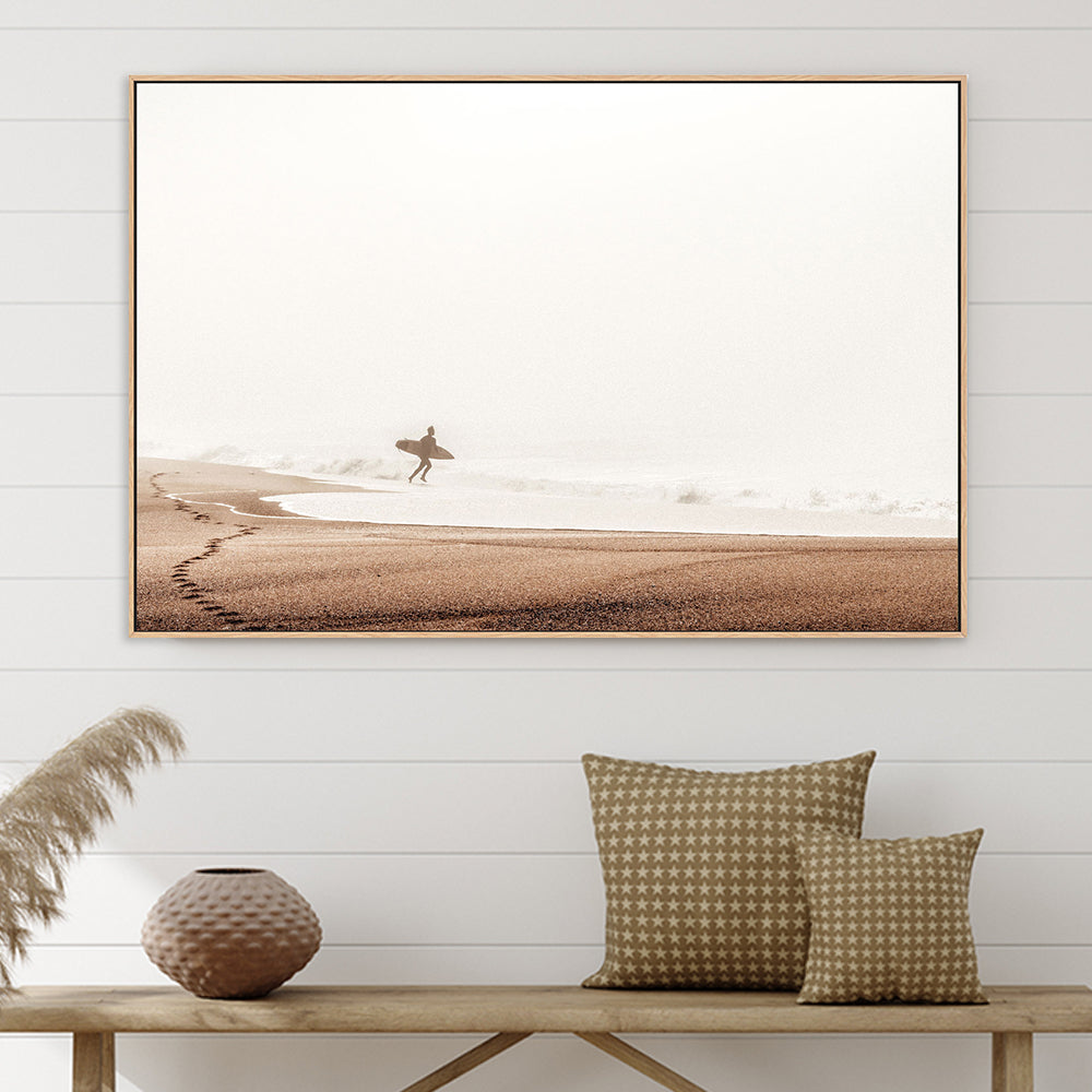 Surfer, by Dieter Reichelt-Gioia-Prints-Framed-Canvas-Poster-GIOIA-WALL-ART