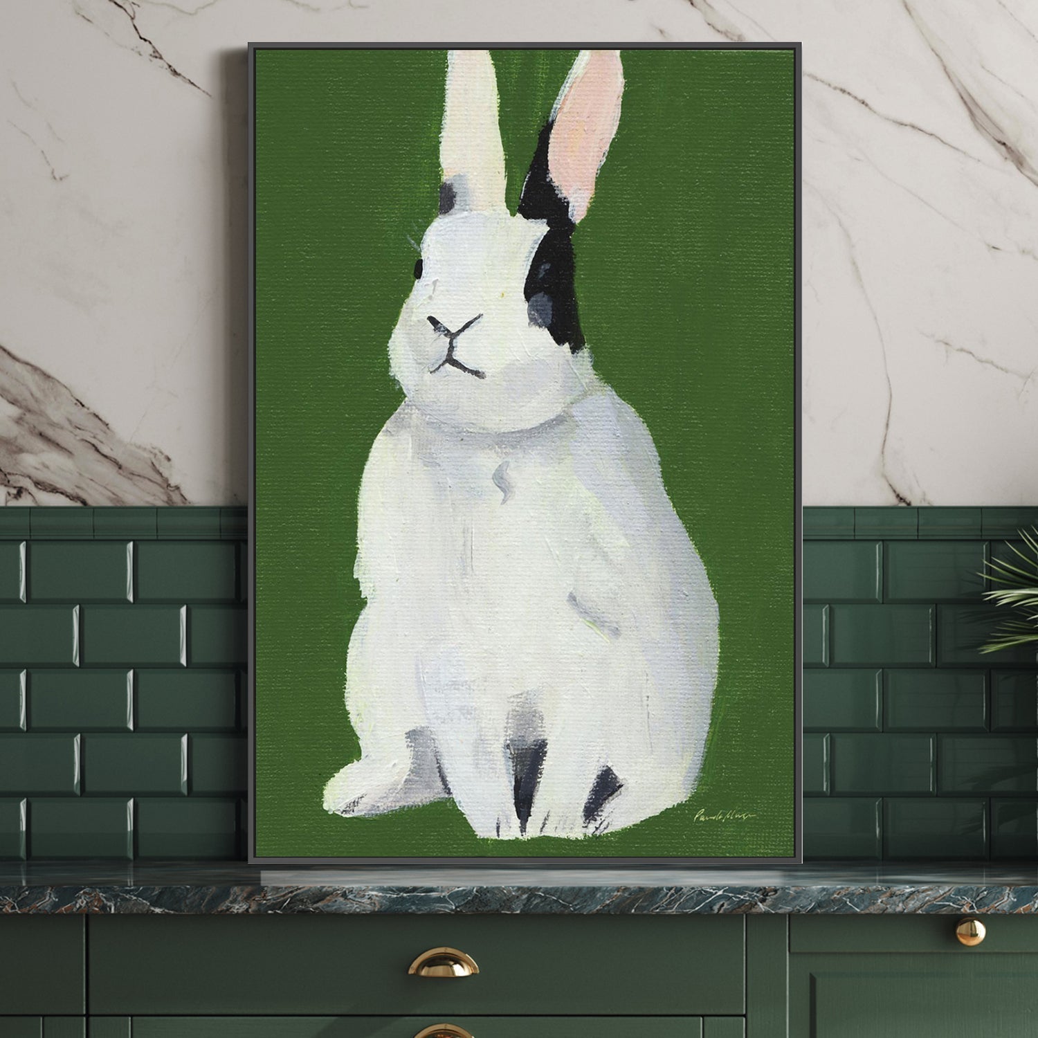 wall-art-print-canvas-poster-framed-Sweet Bunny-by-Pamela Munger-Gioia Wall Art