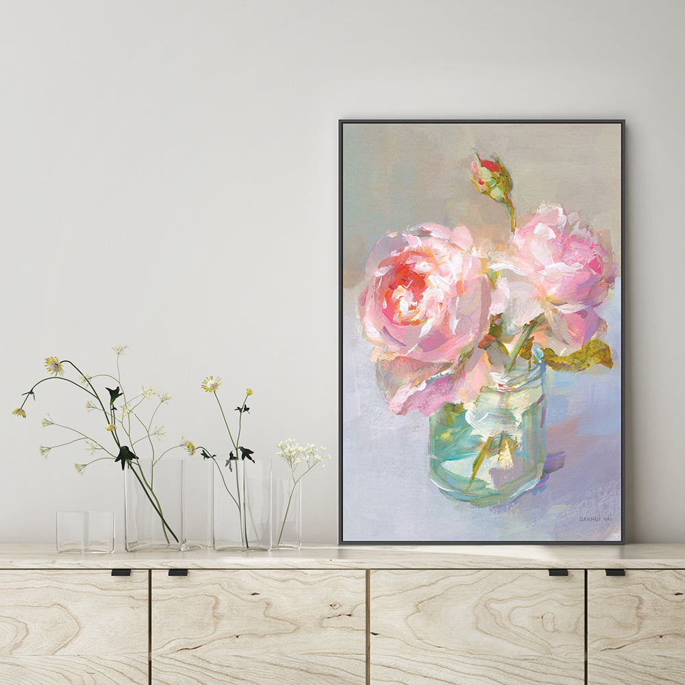 wall-art-print-canvas-poster-framed-Sweet Roses, Style A-by-Danhui Nai-Gioia Wall Art