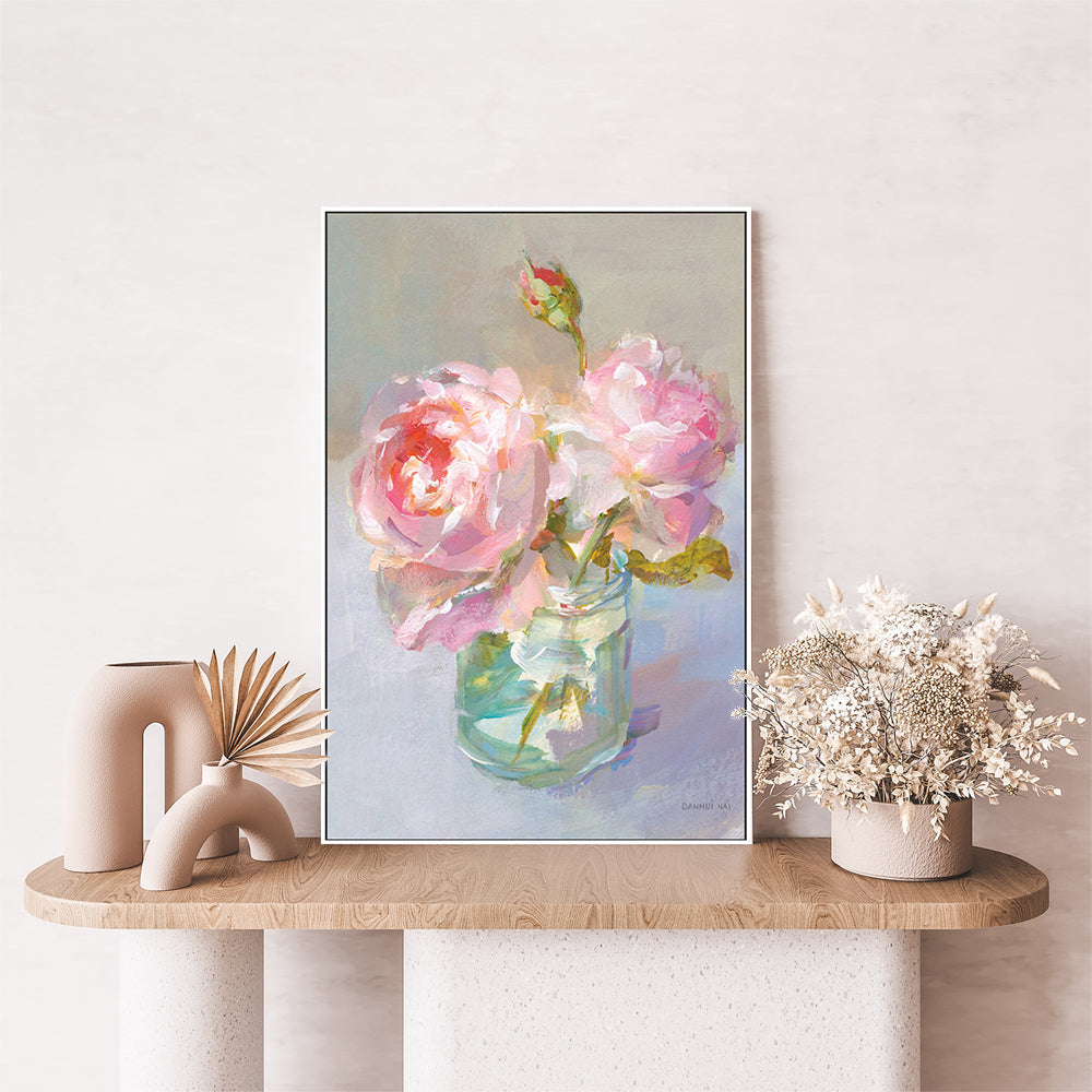 wall-art-print-canvas-poster-framed-Sweet Roses, Style A-by-Danhui Nai-Gioia Wall Art