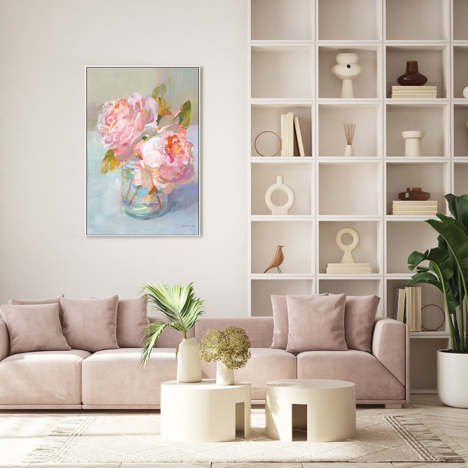 wall-art-print-canvas-poster-framed-Sweet Roses, Style B-by-Danhui Nai-Gioia Wall Art