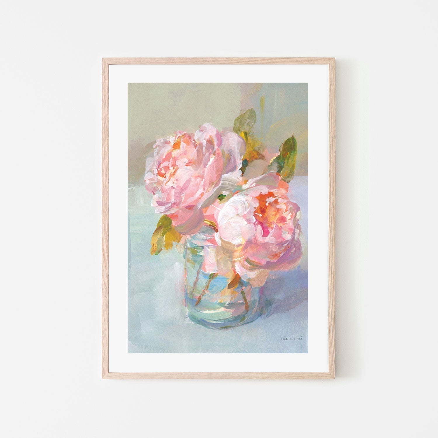 wall-art-print-canvas-poster-framed-Sweet Roses, Style B-by-Danhui Nai-Gioia Wall Art